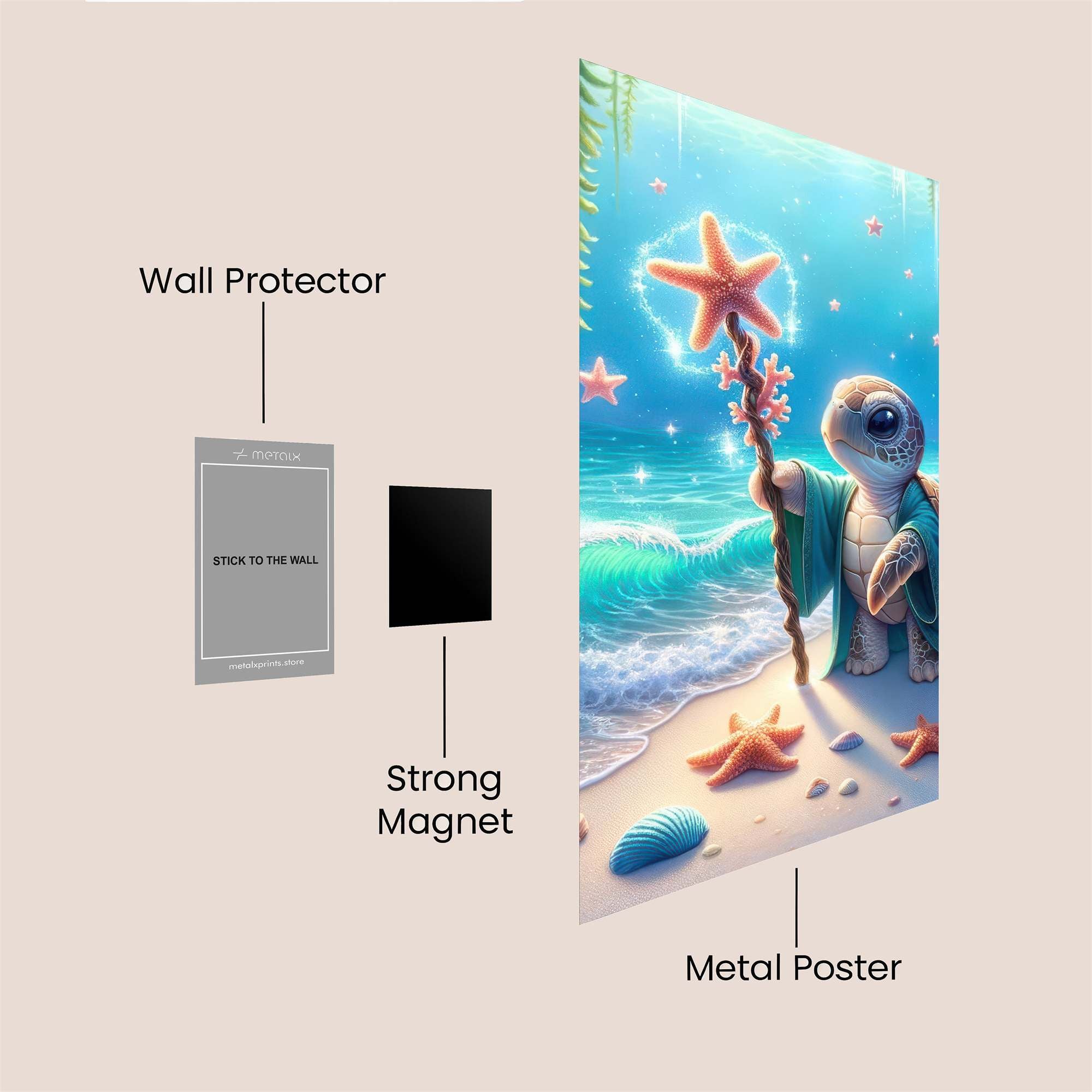 Turtle Enchanter Safe Wall Magnetic / M
