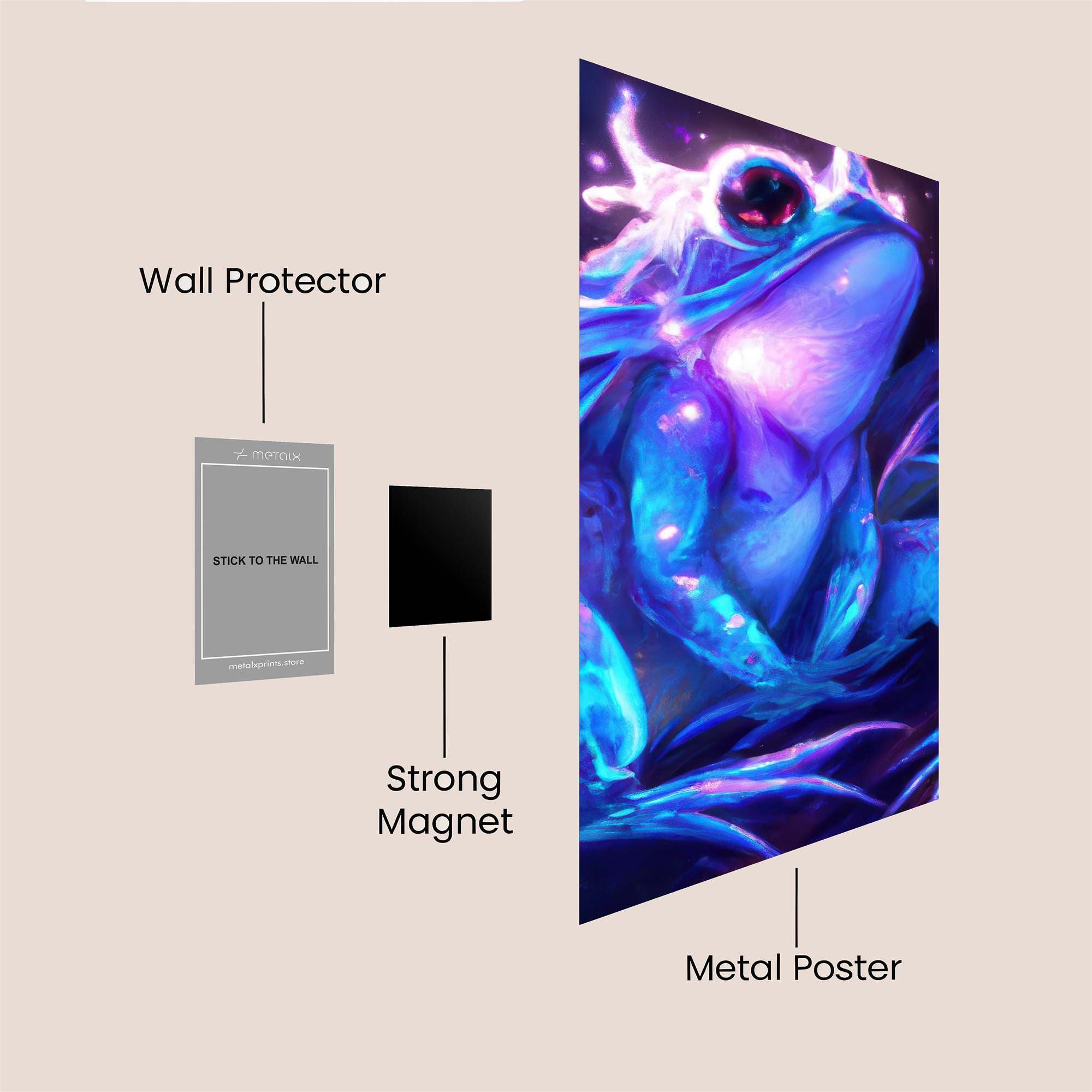 Lunar Frog Safe Wall Magnetic / M