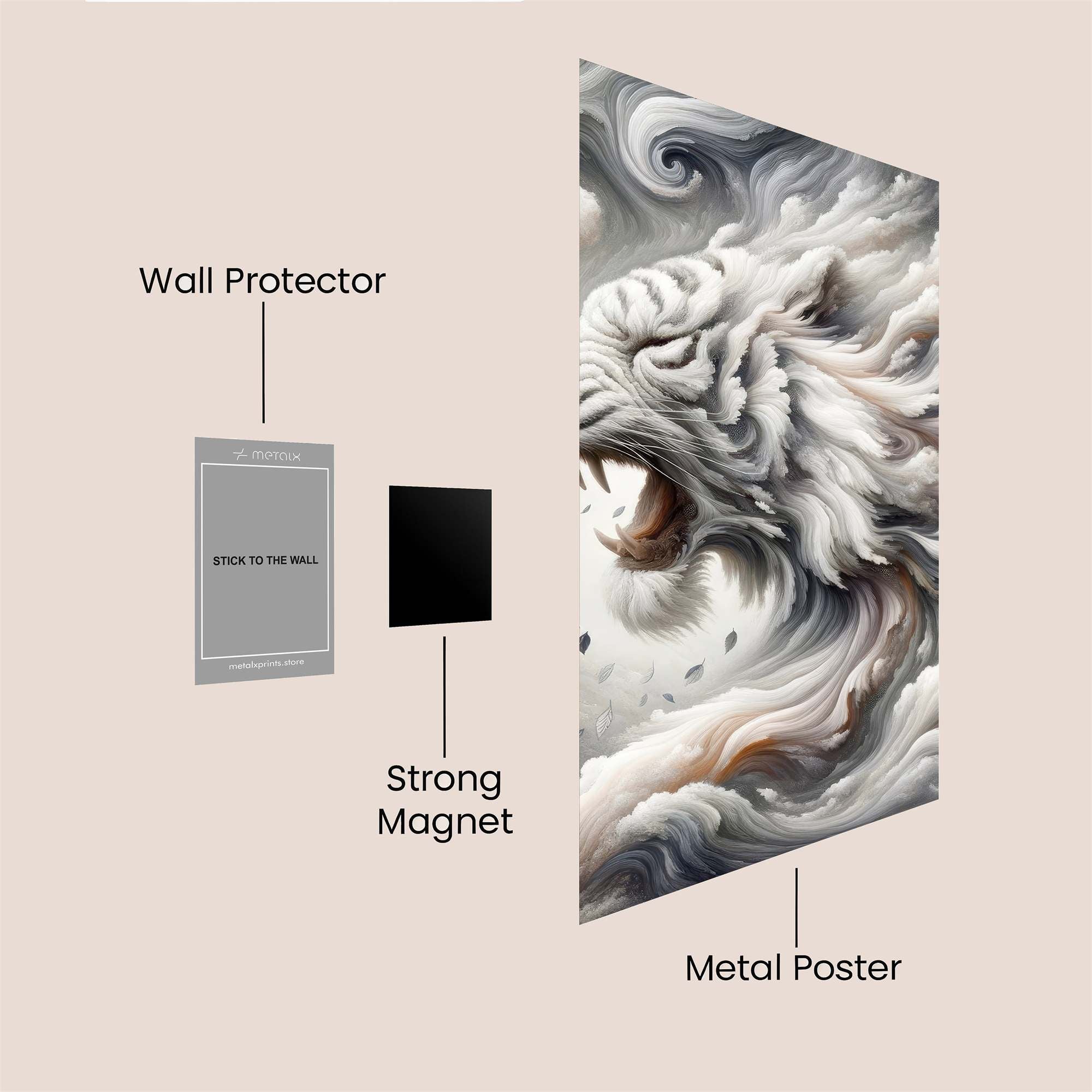 Tiger Tempest Safe Wall Magnetic / M