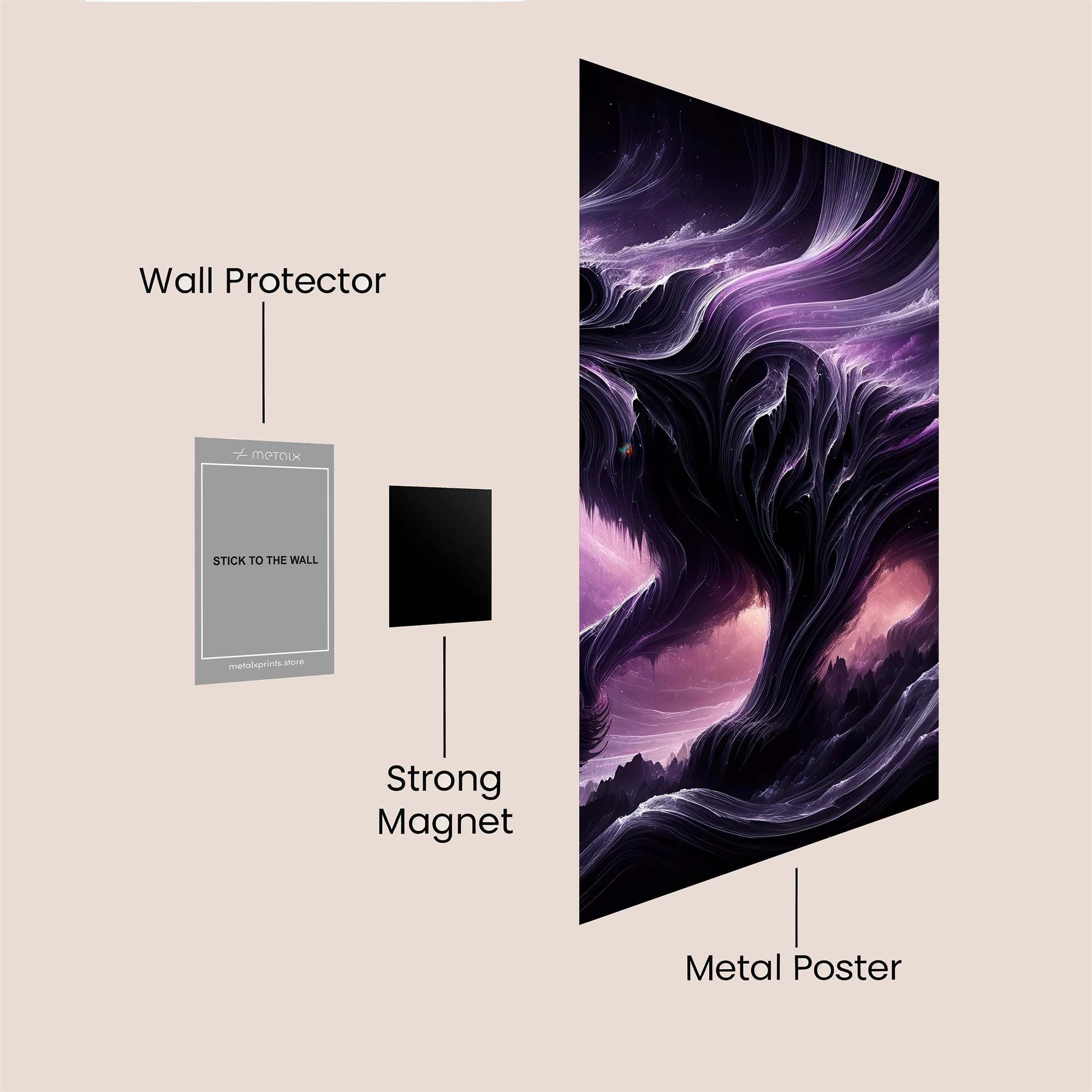 Shadow Tempest Safe Wall Magnetic / M