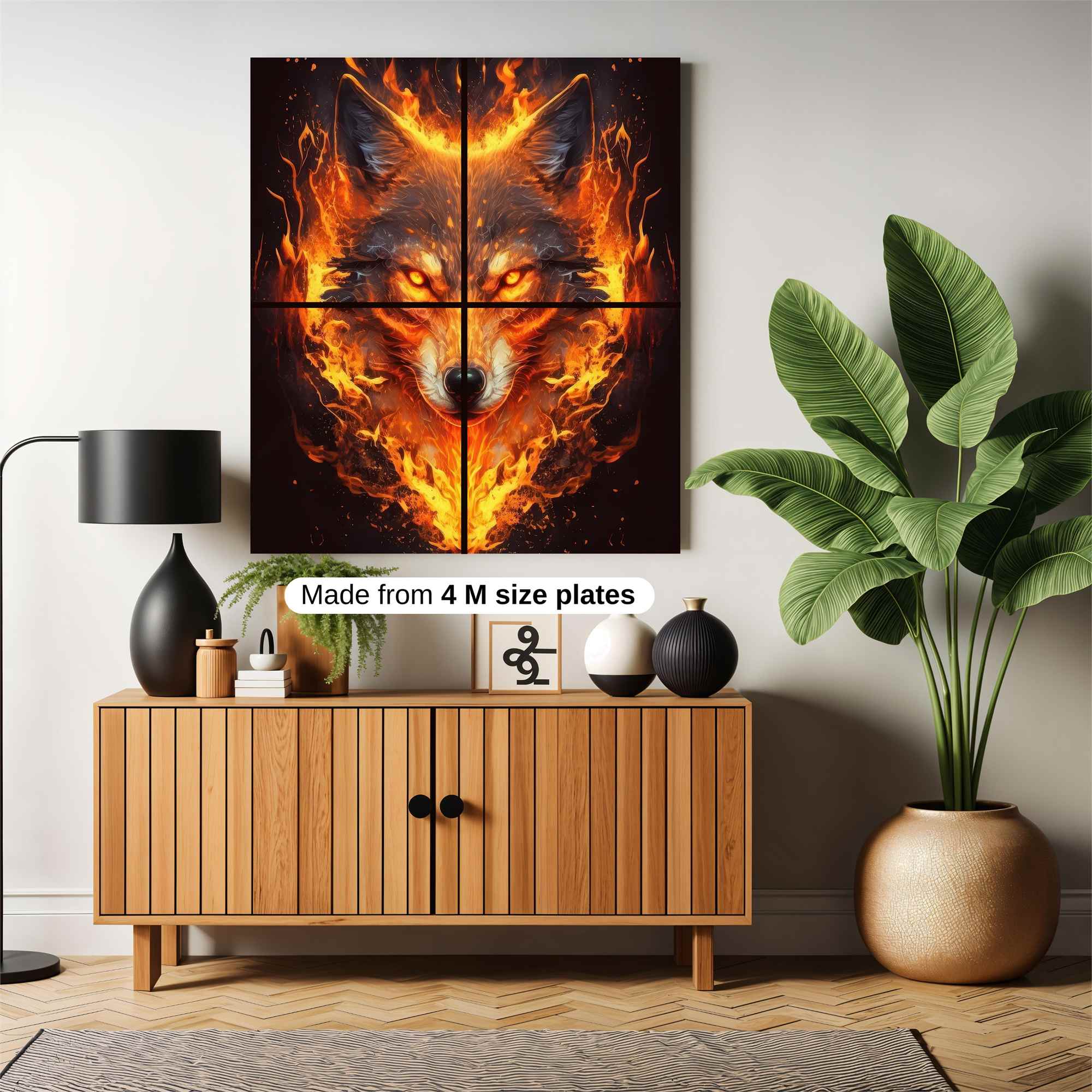 Fiery Spirit Safe Wall Magnetic / M