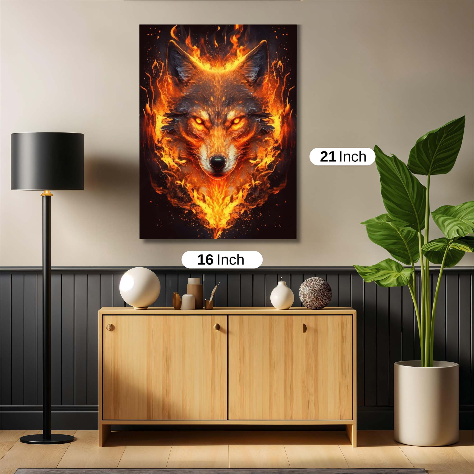 Fiery Spirit Safe Wall Magnetic / M