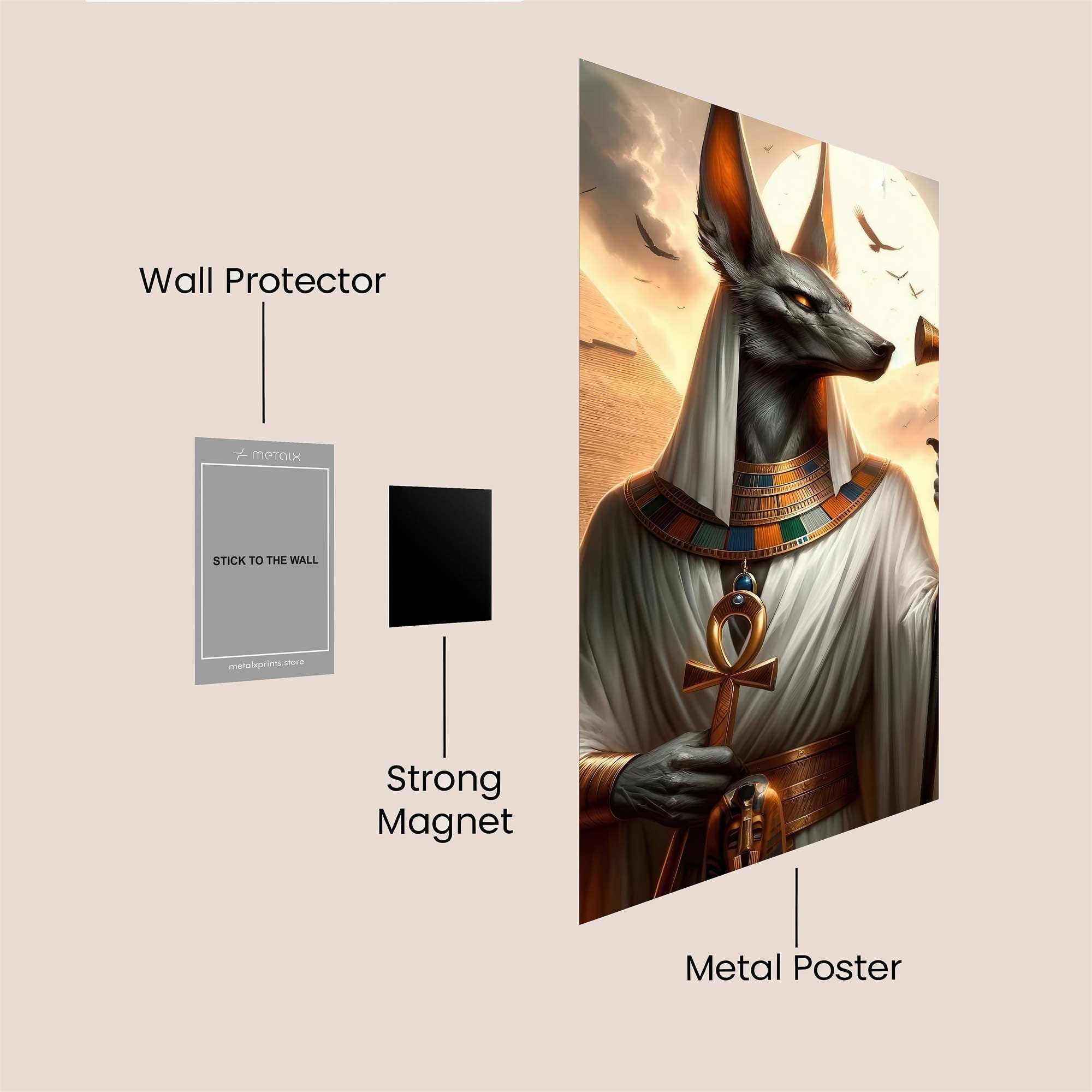 Anubis Enigmatic Safe Wall Magnetic / M