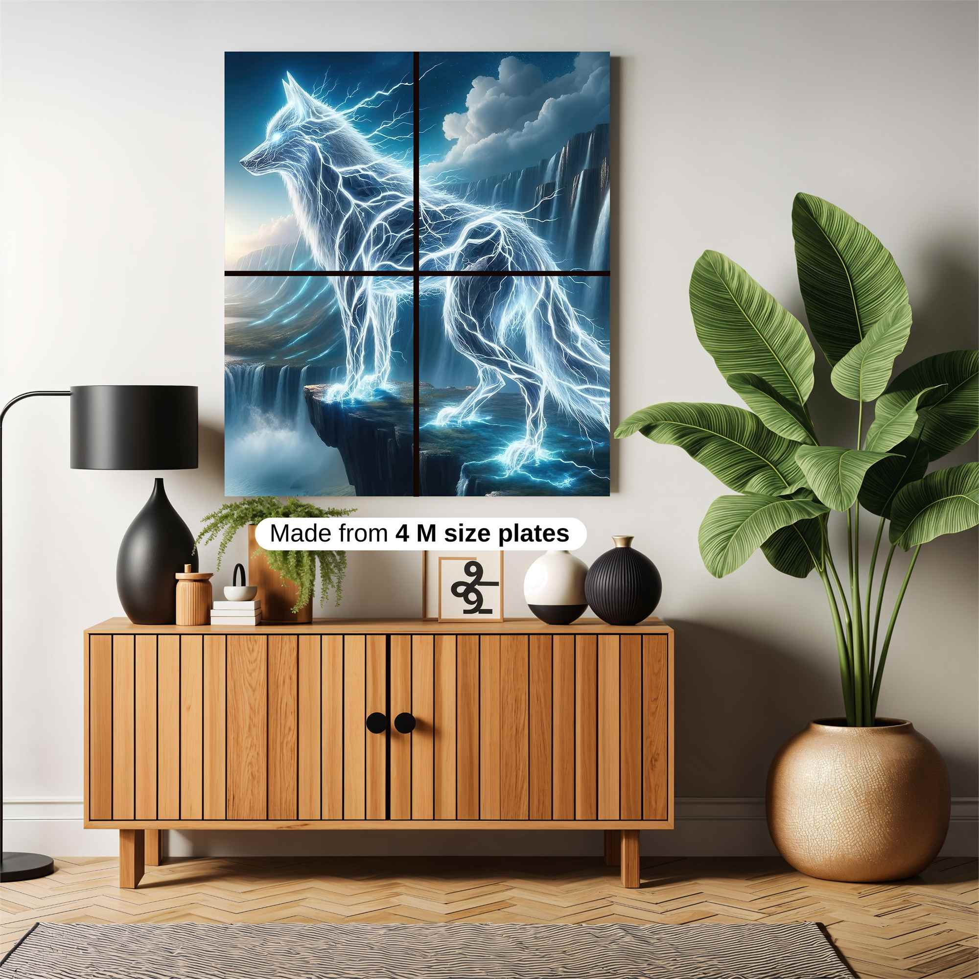 Thunder Wolf Safe Wall Magnetic / M