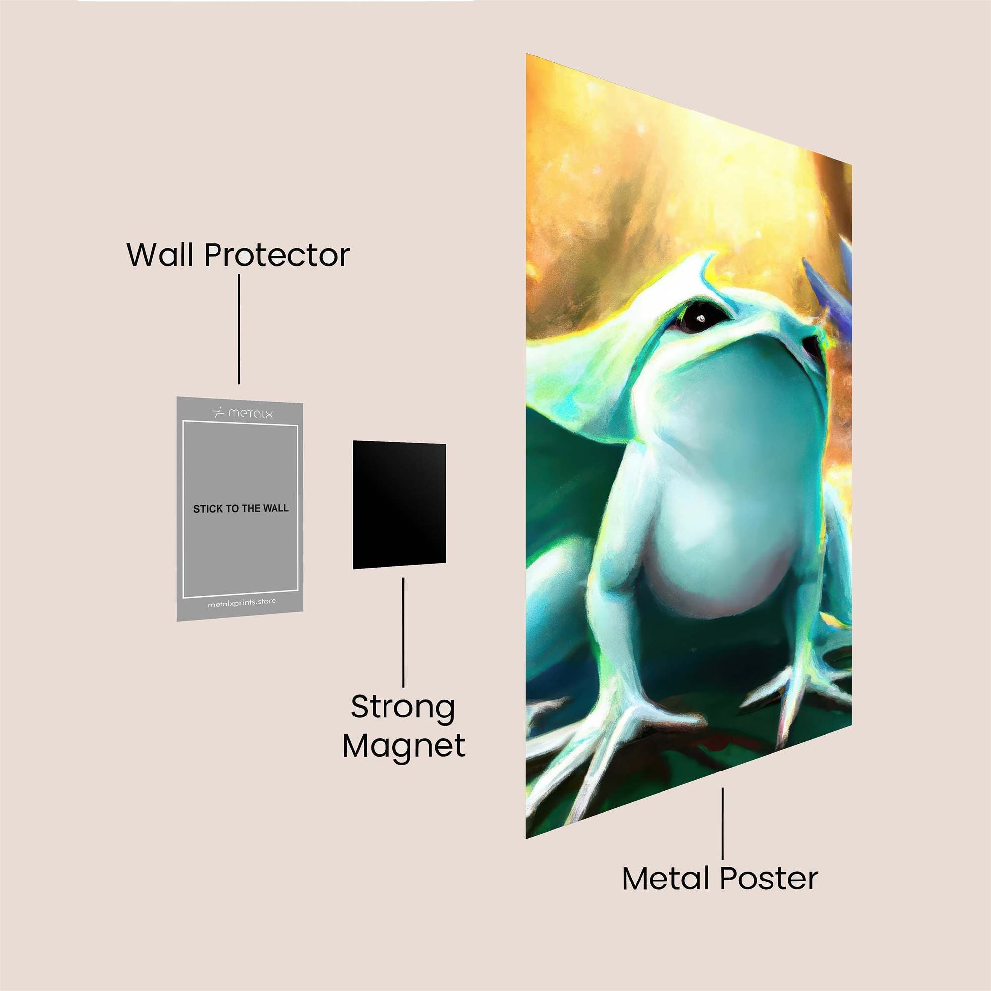 Frog Serenity Safe Wall Magnetic / M