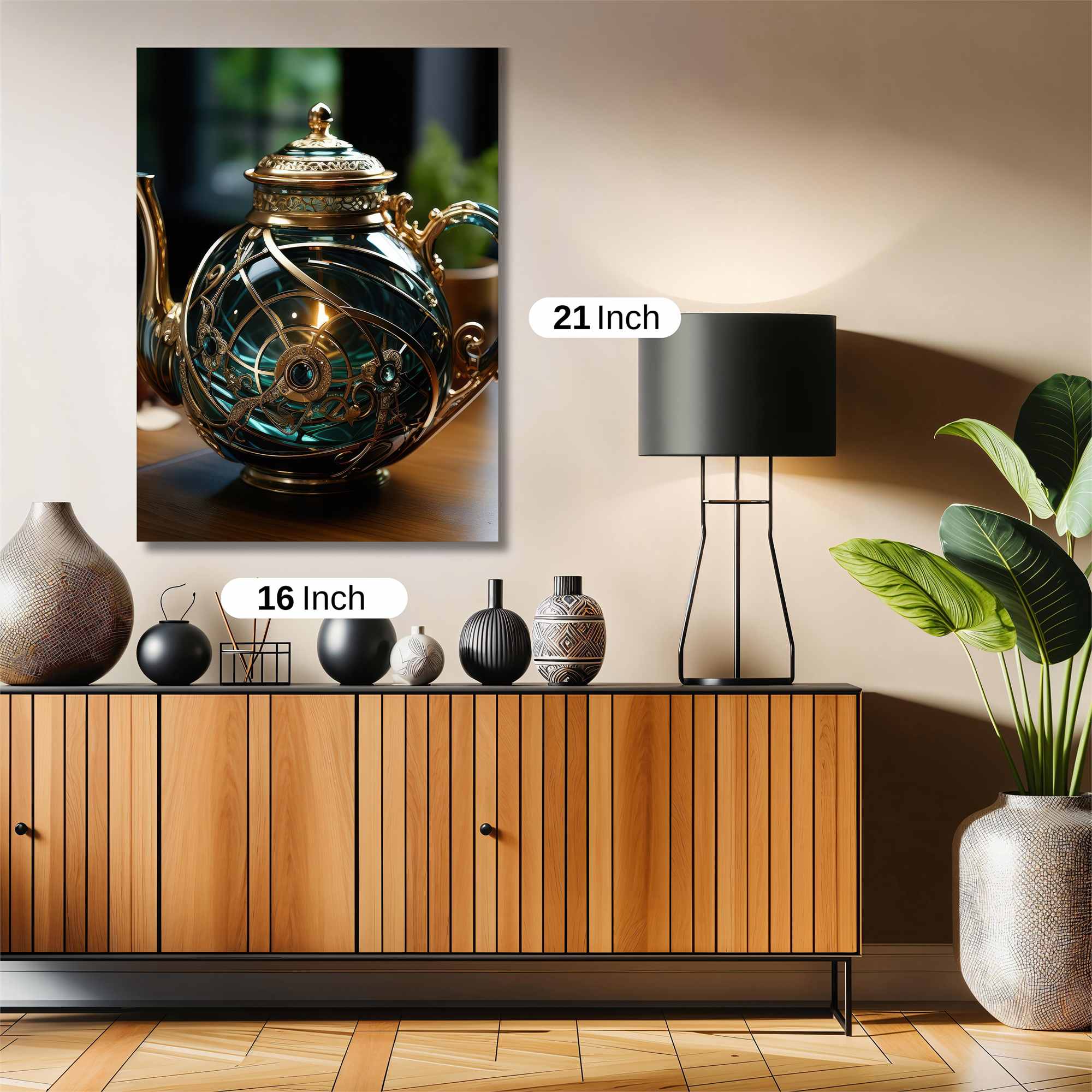 Teapot Enigma Safe Wall Magnetic / M