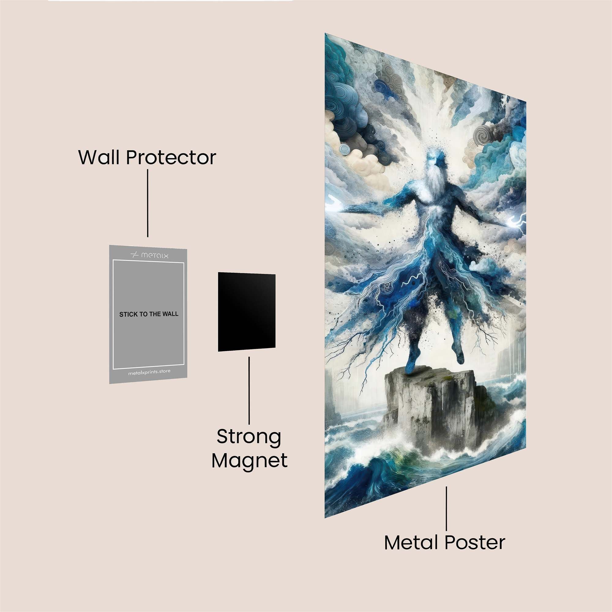 Zeus Majestic Safe Wall Magnetic / M