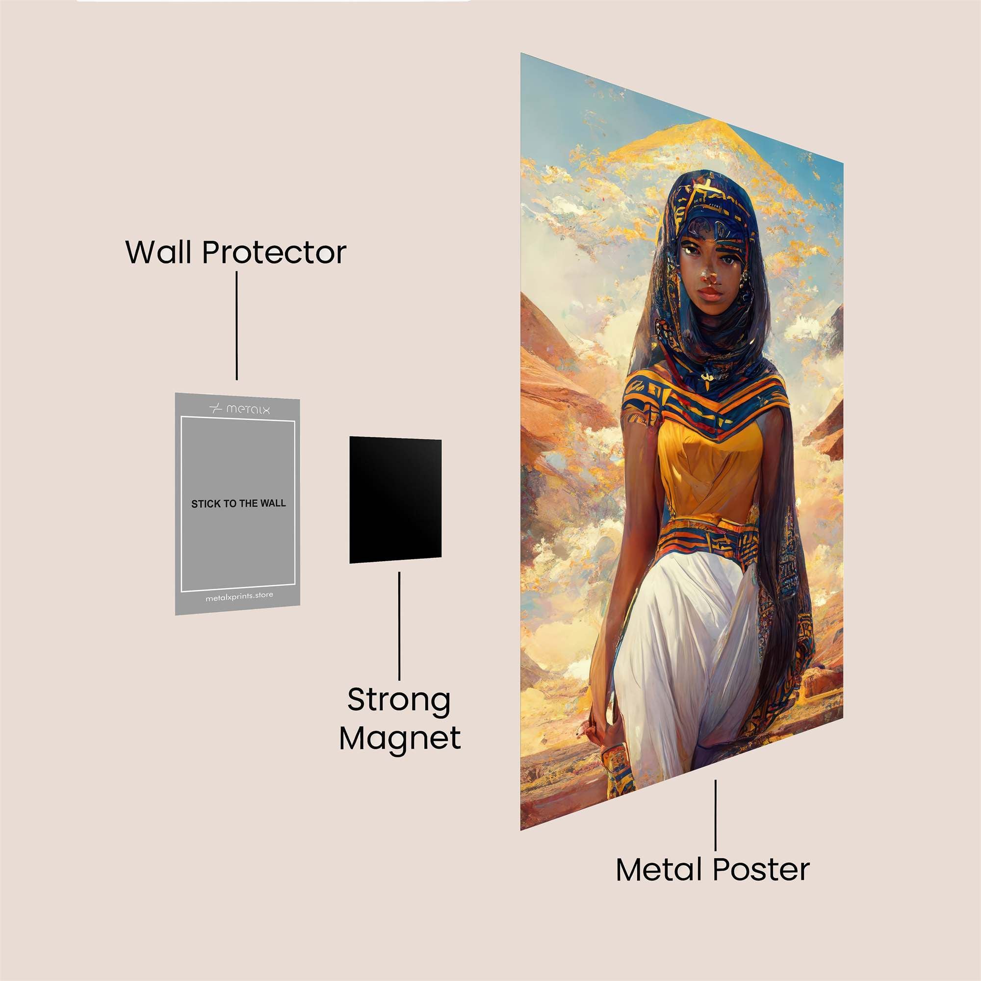 Cleopatra Majestic Safe Wall Magnetic / M