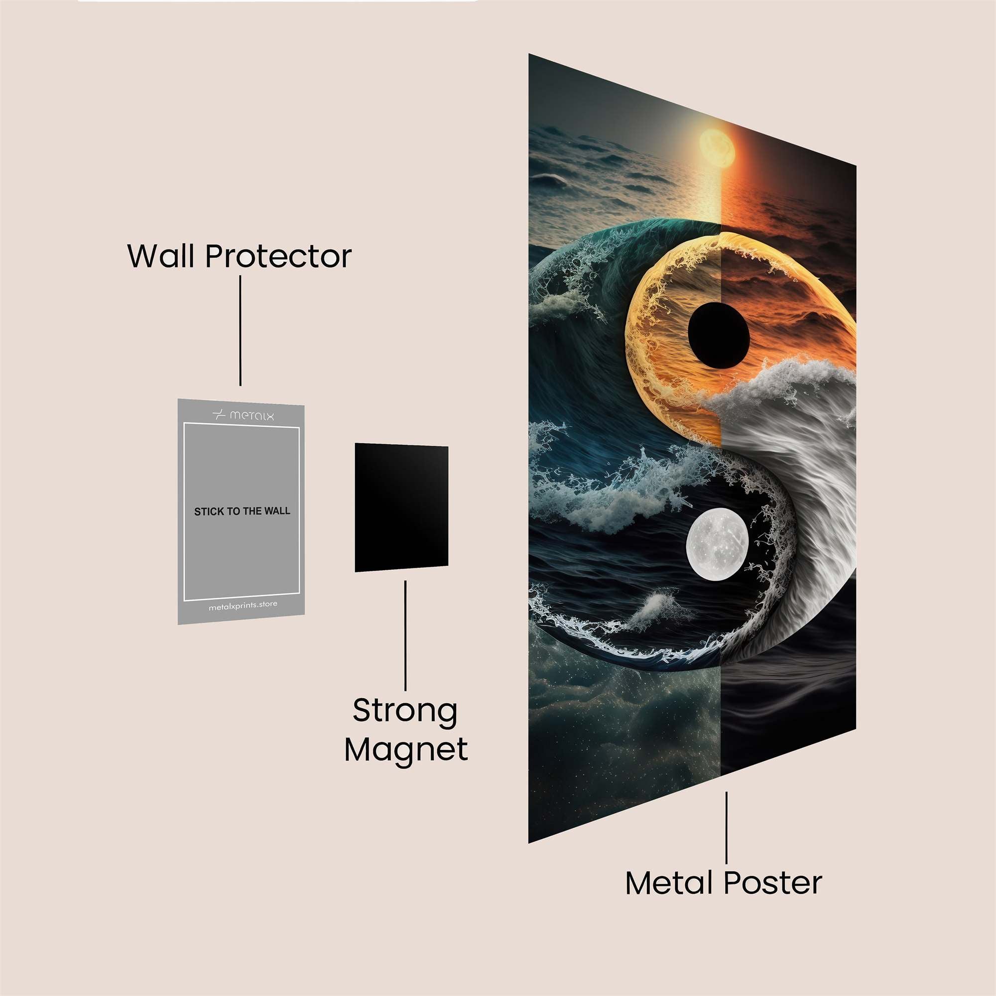 YinYang Serenity Safe Wall Magnetic / M