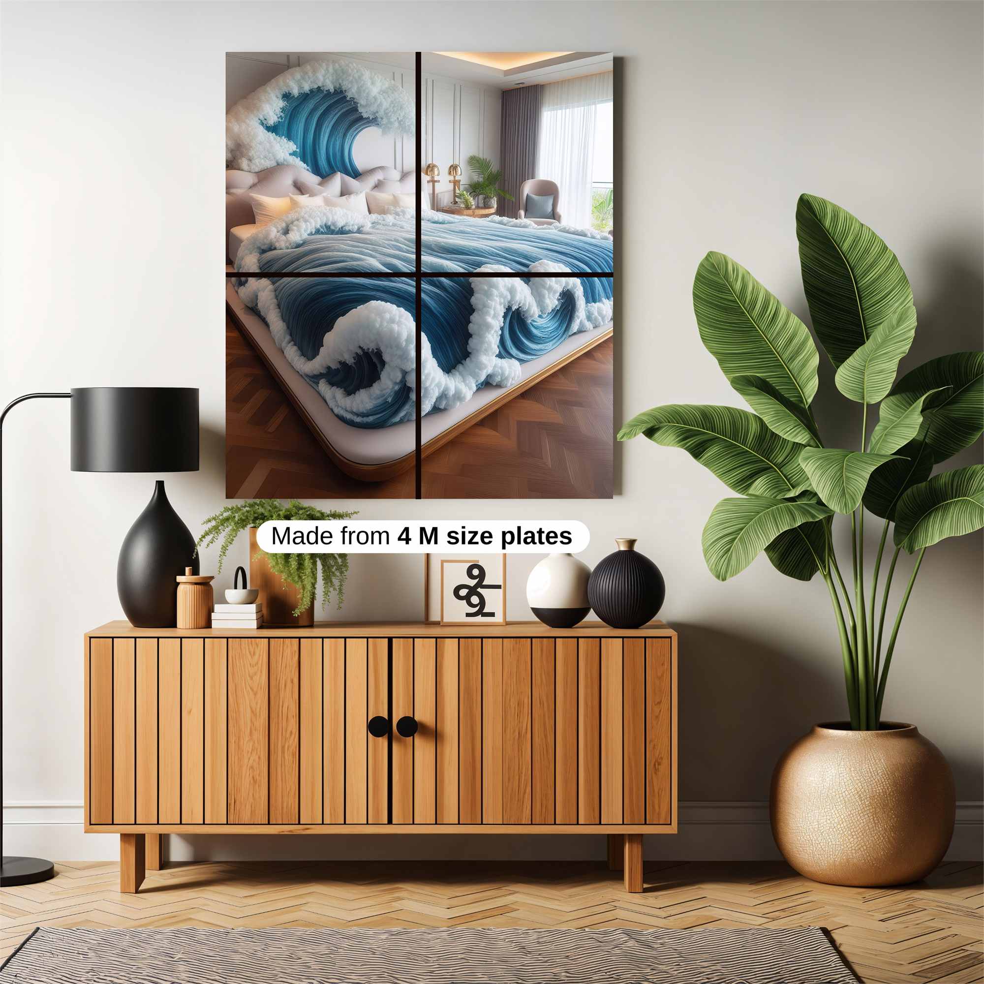 Wave Whimsy Safe Wall Magnetic / M