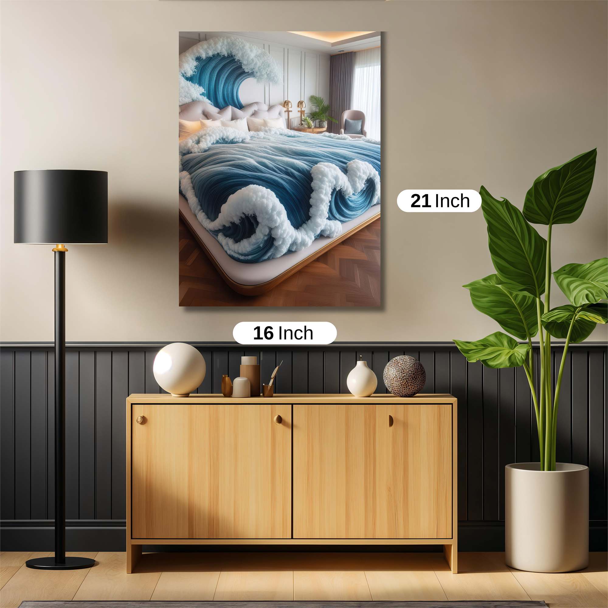 Wave Whimsy Safe Wall Magnetic / M
