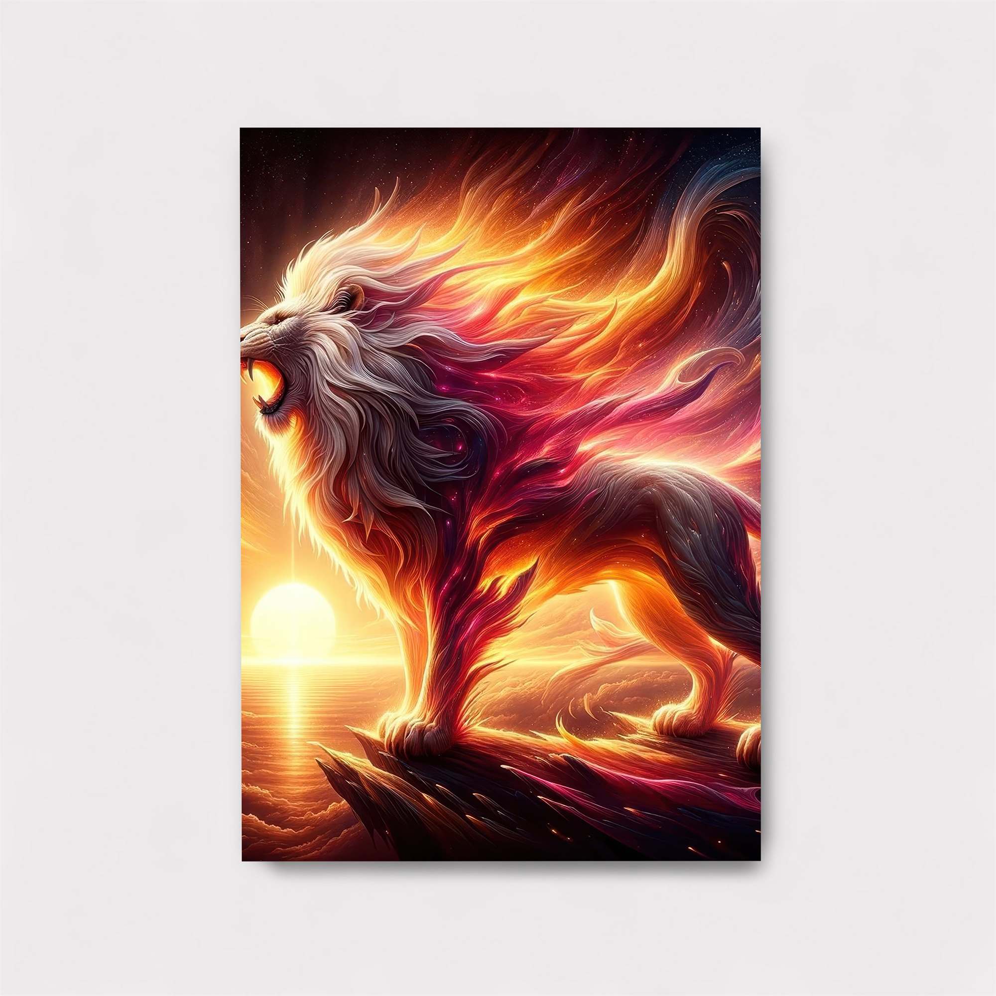 Lion Blaze Safe Wall Magnetic / M