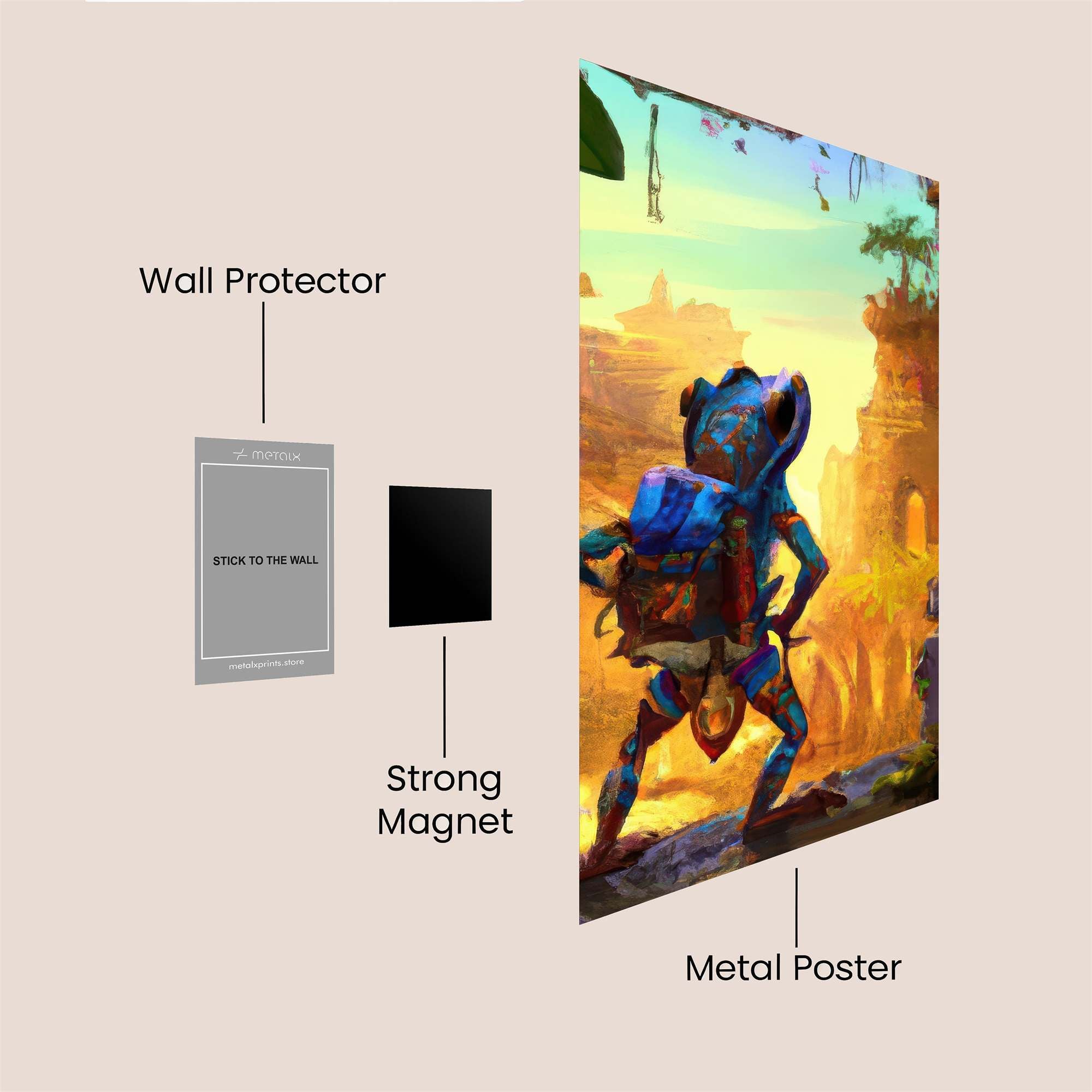 Frog Explorer Safe Wall Magnetic / M