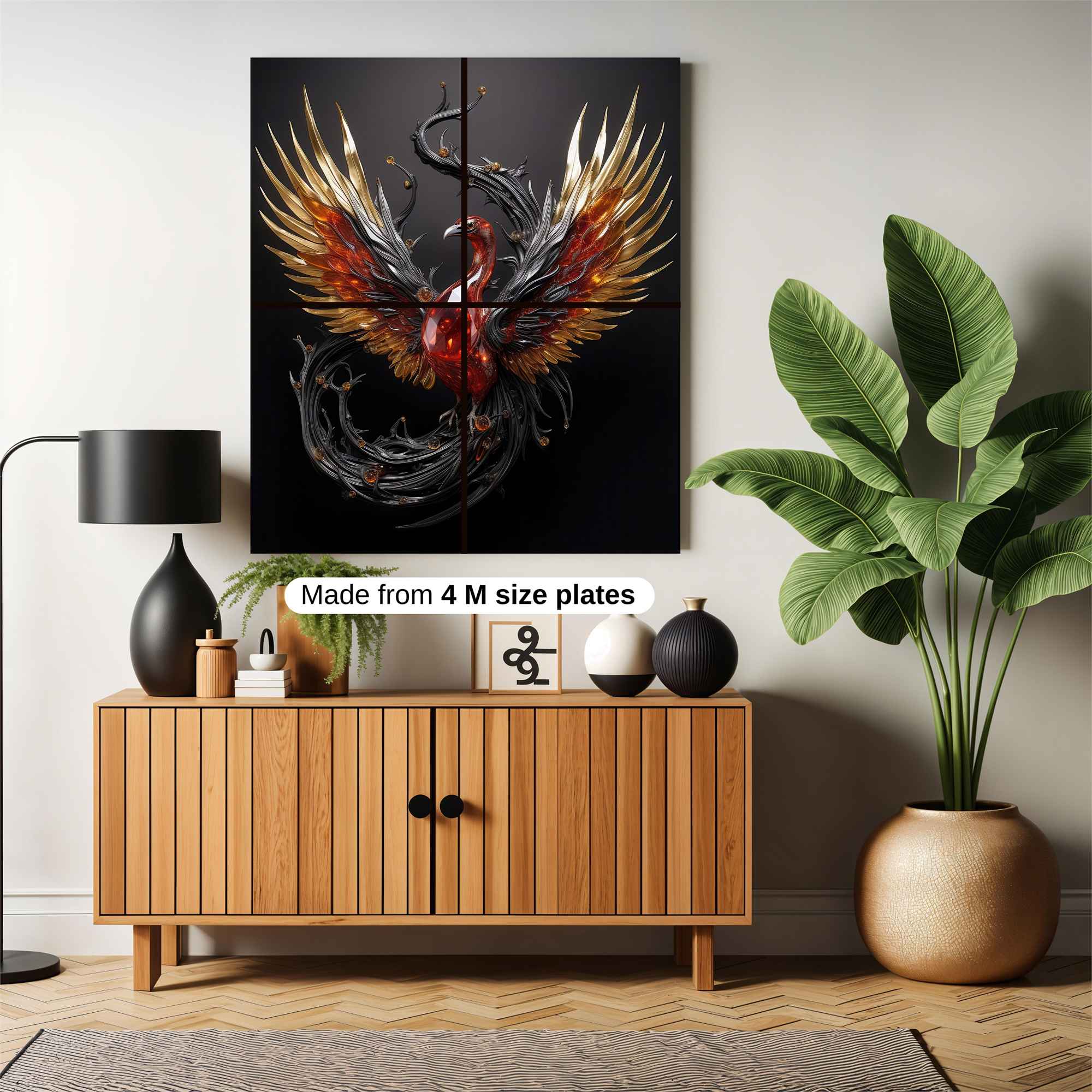 Phoenix Blaze Safe Wall Magnetic / M