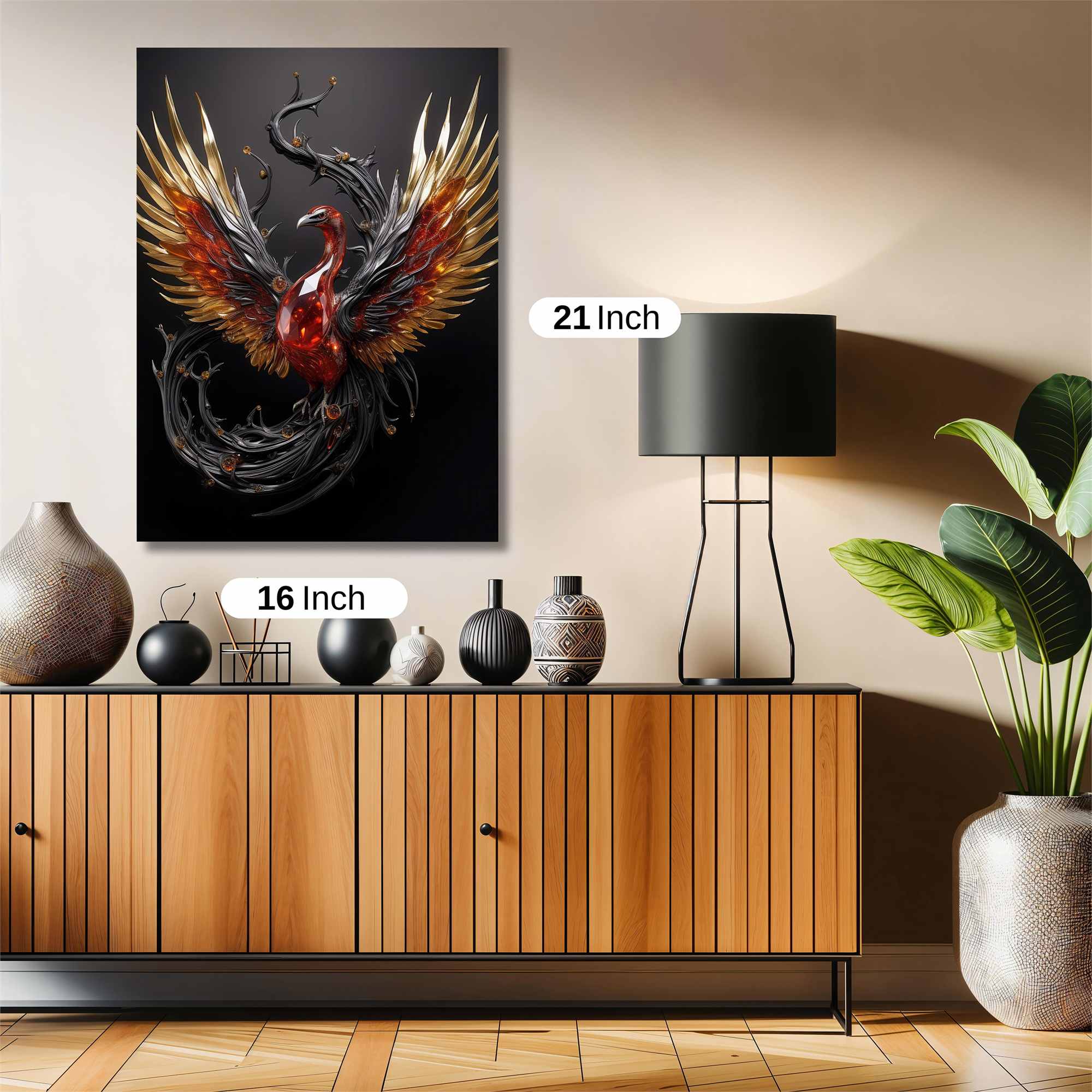 Phoenix Blaze Safe Wall Magnetic / M