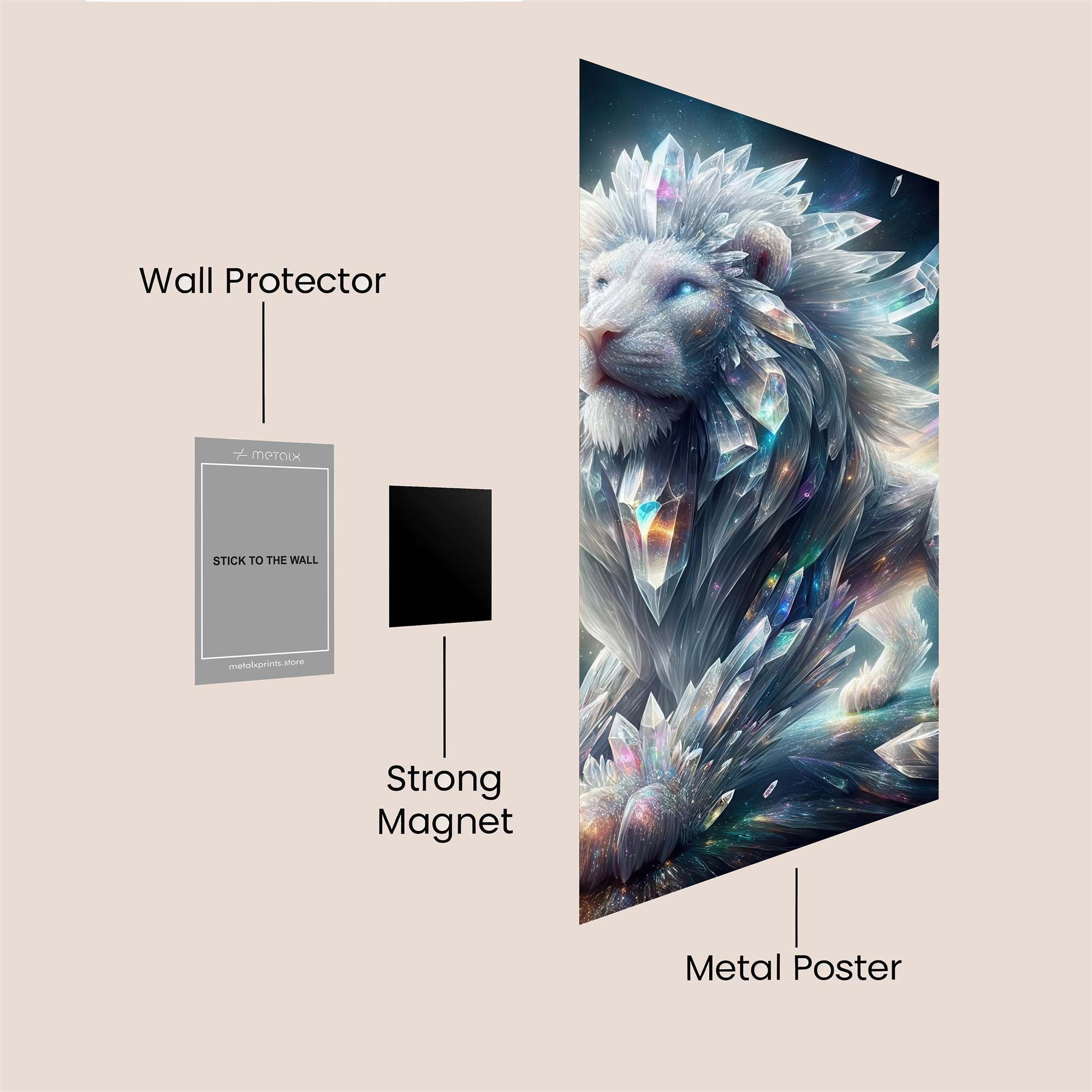 Crystal Majesty Safe Wall Magnetic / M