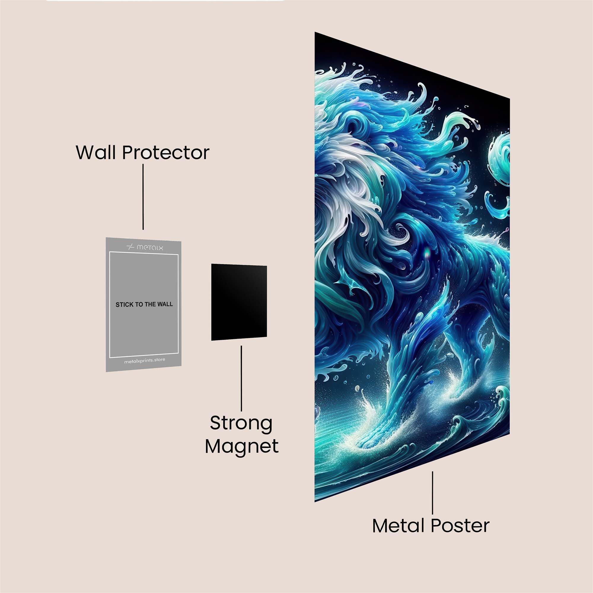 Aqua Majesty Safe Wall Magnetic / M