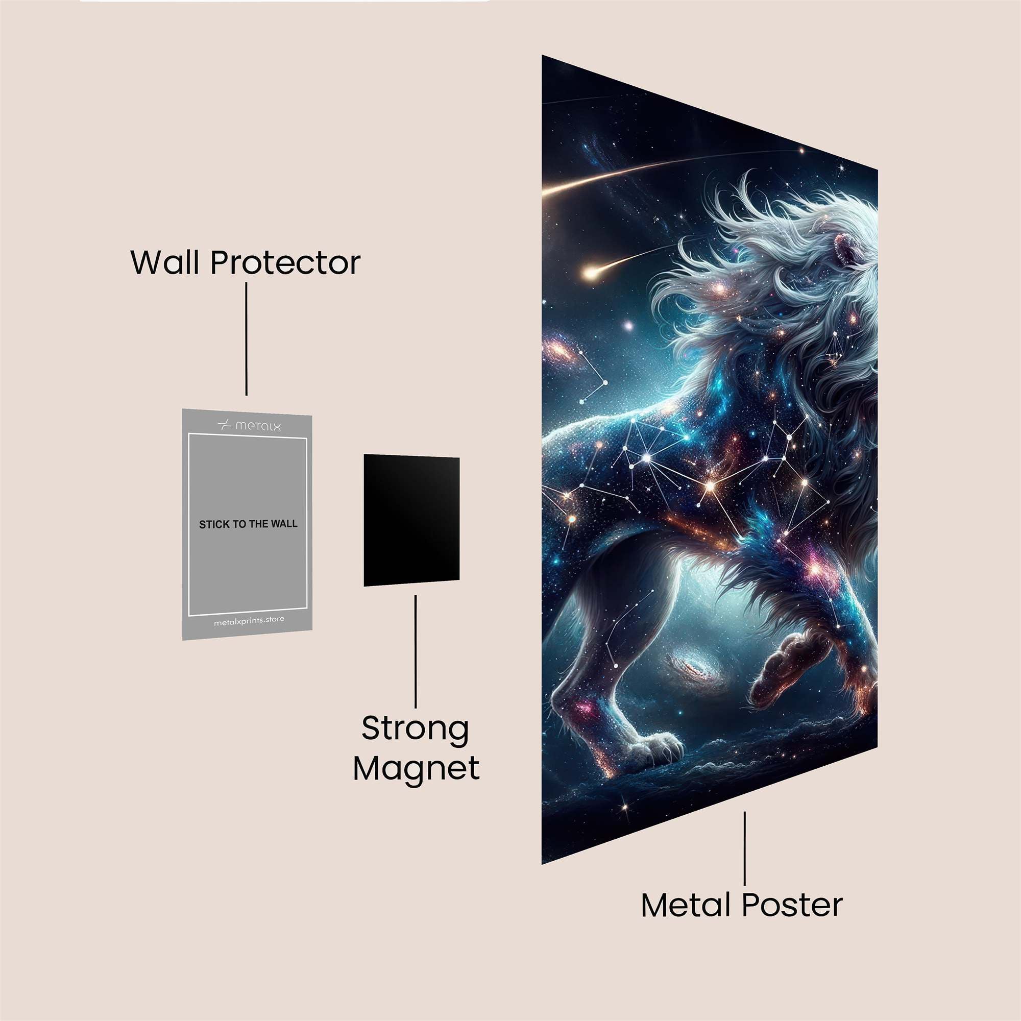 Cosmic Roar Safe Wall Magnetic / M