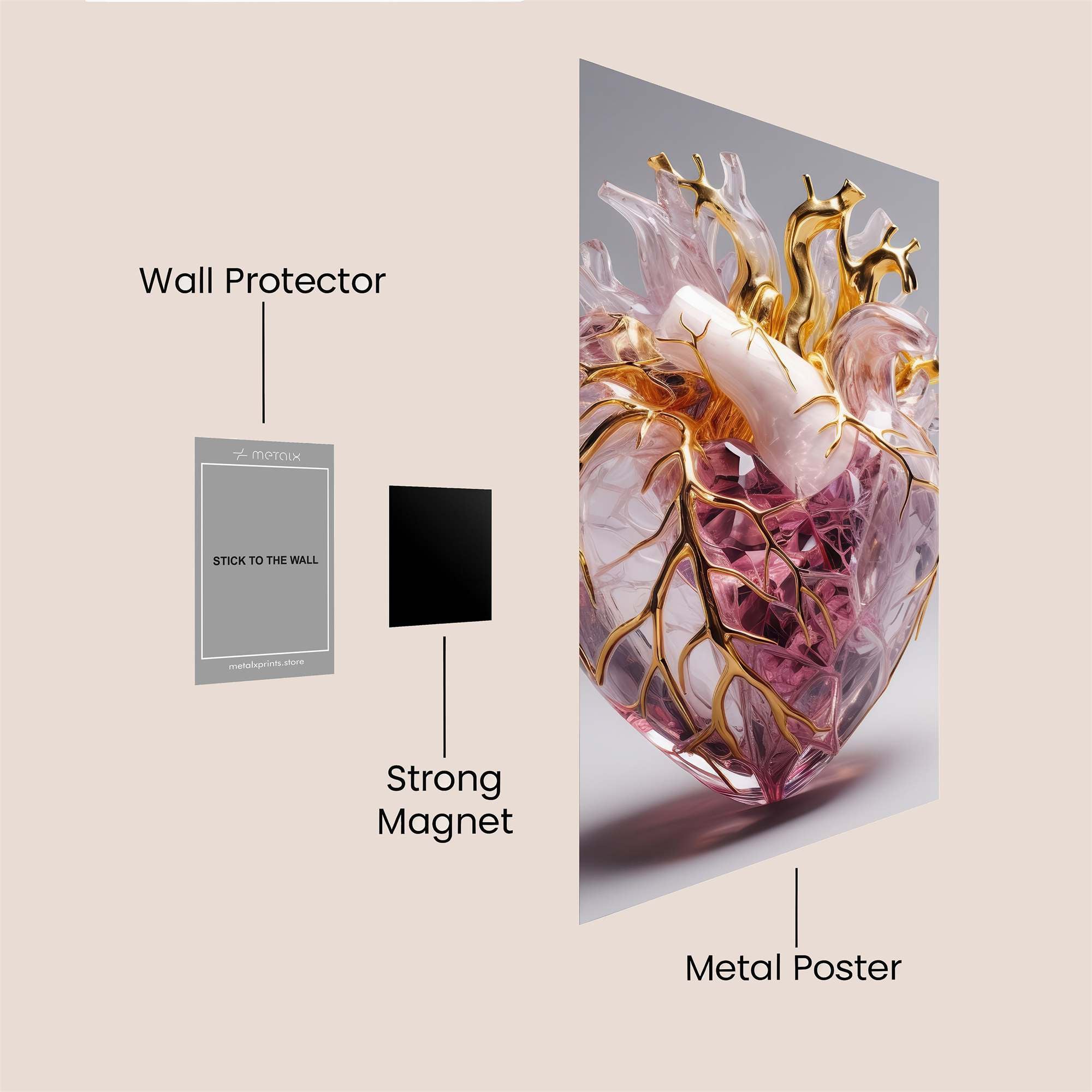 Crystal Passion Safe Wall Magnetic / M