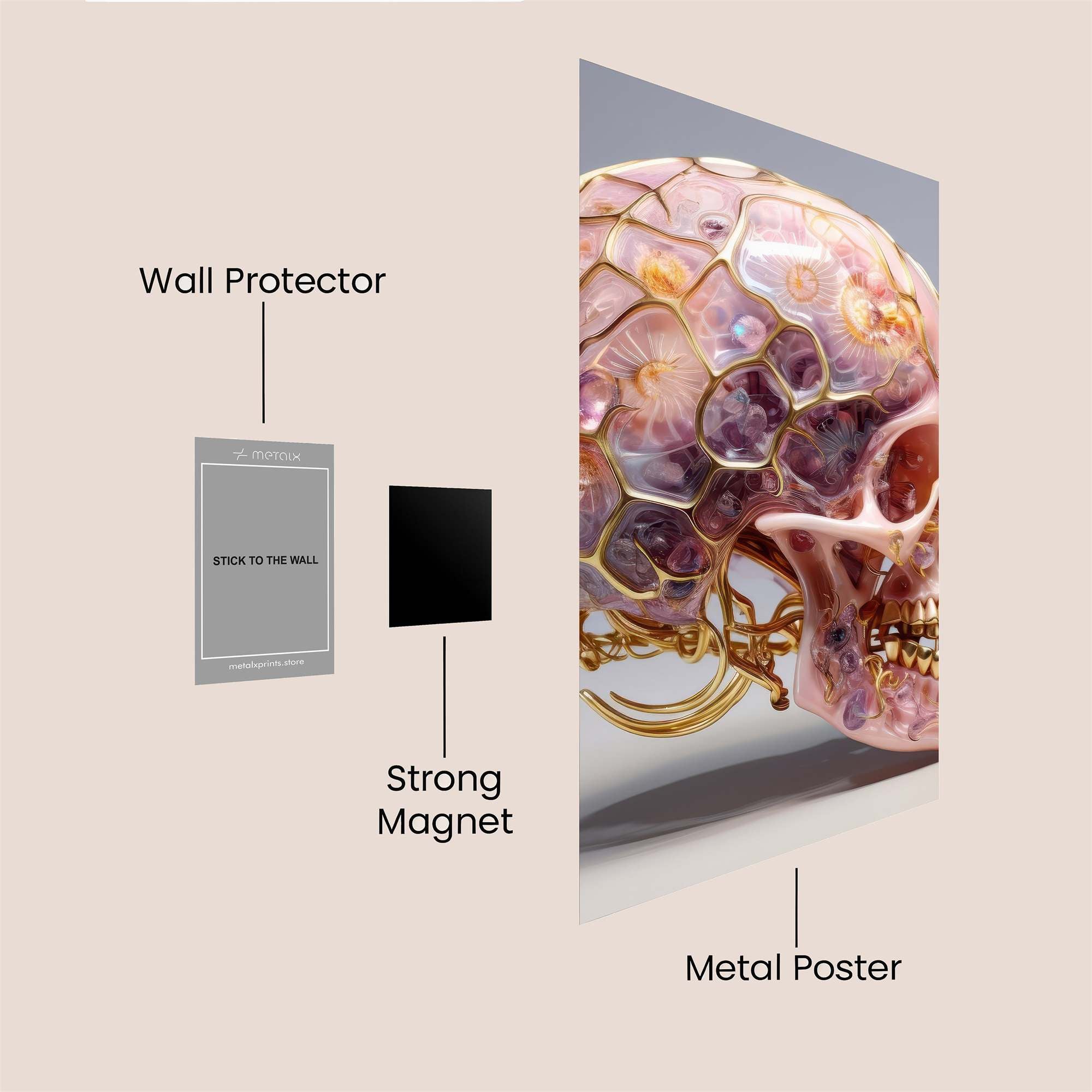 Crystal Enigma Safe Wall Magnetic / M