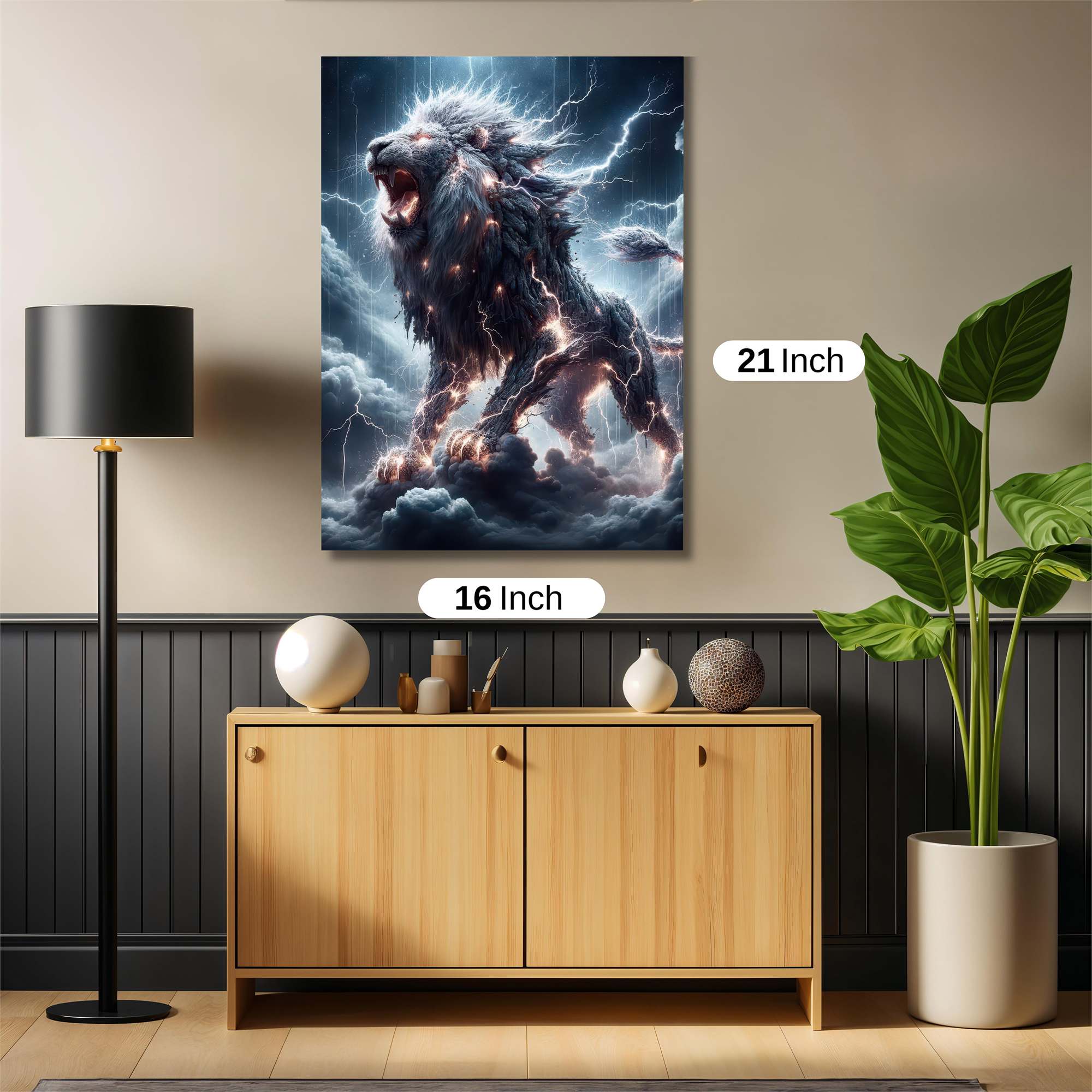 Thunderous Majesty Safe Wall Magnetic / M