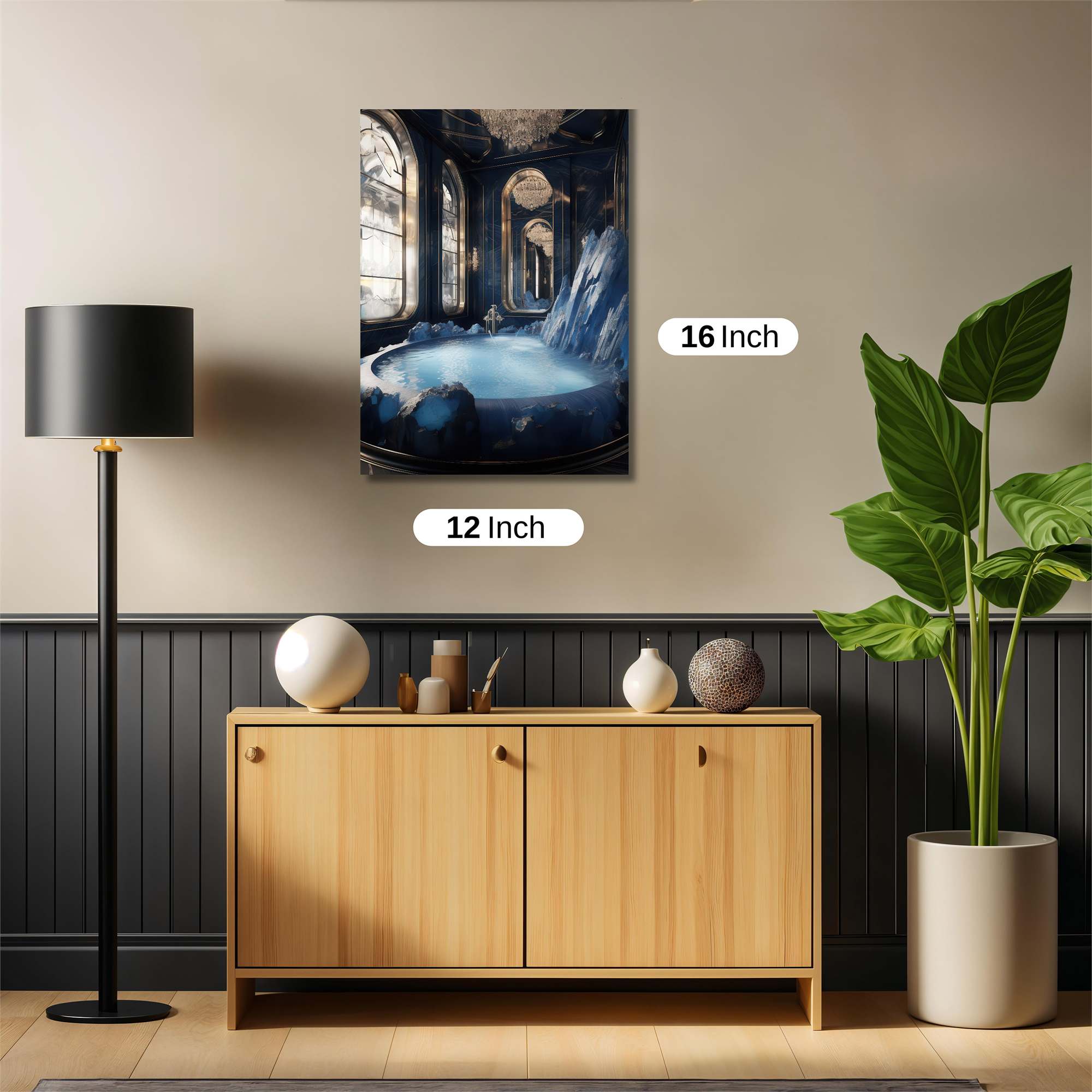 Frozen Serenity Safe Wall Magnetic / M