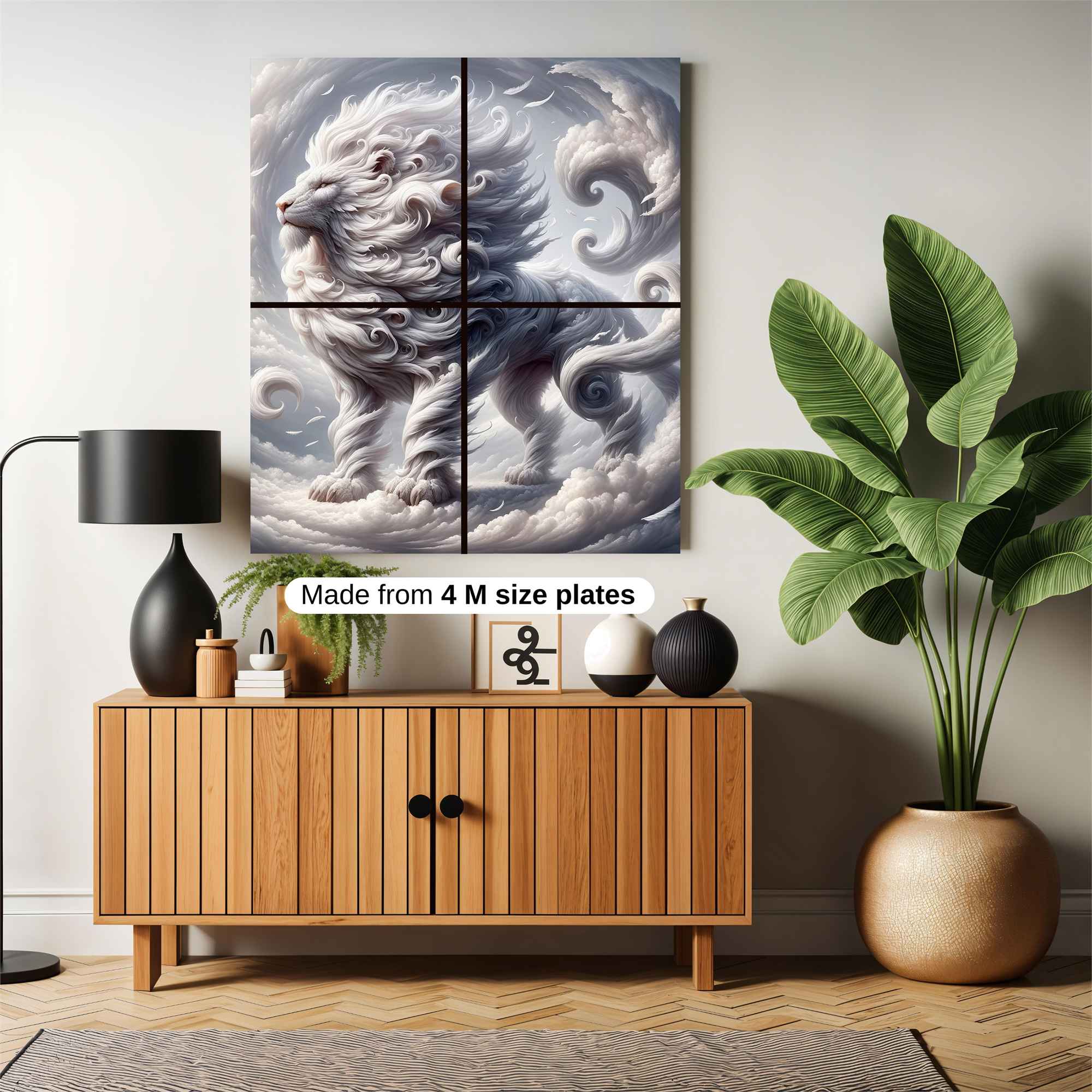 Mystic Lion Safe Wall Magnetic / M