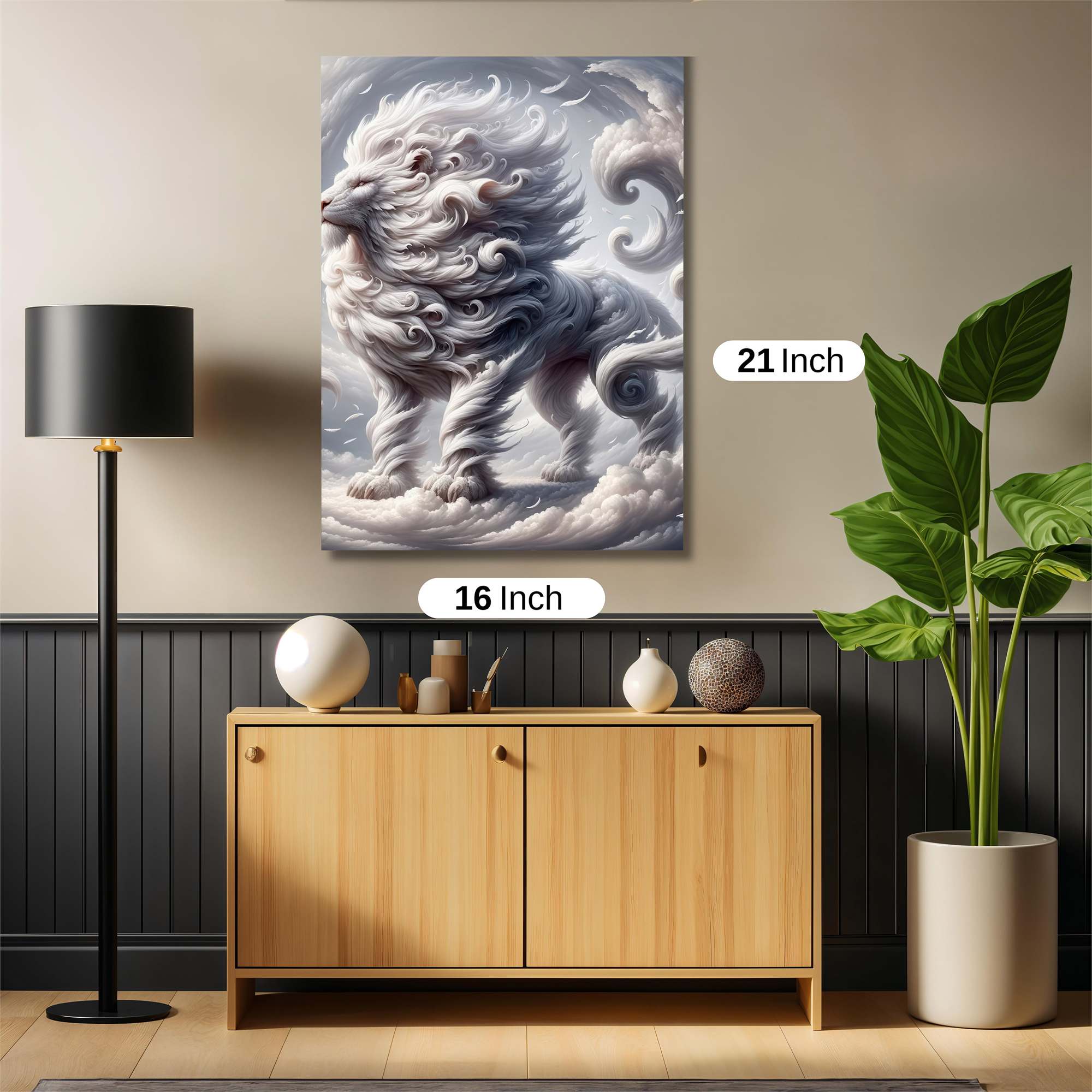 Mystic Lion Safe Wall Magnetic / M