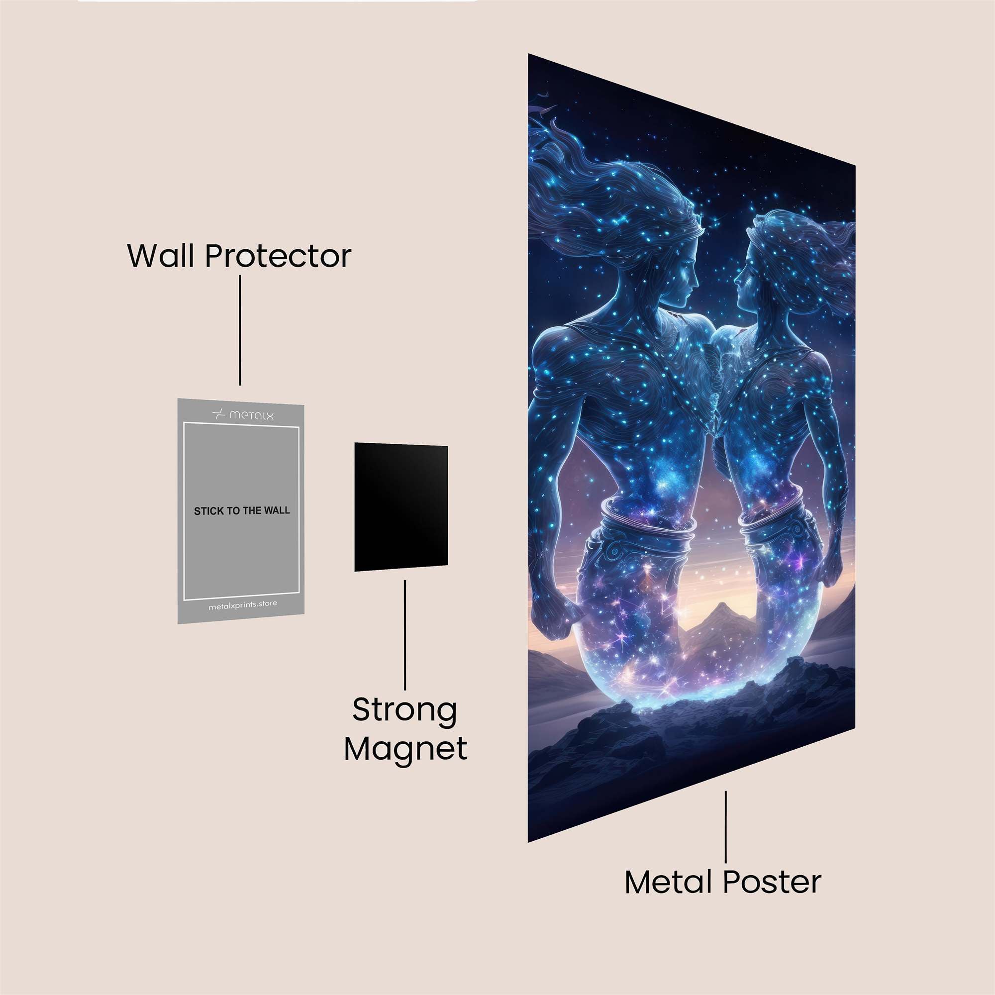 Gemini Enchantment Safe Wall Magnetic / M