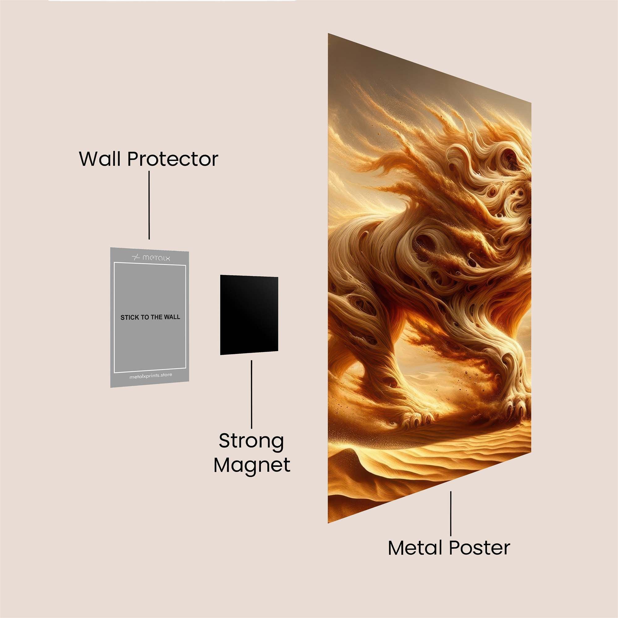 Lion Tempest Safe Wall Magnetic / M