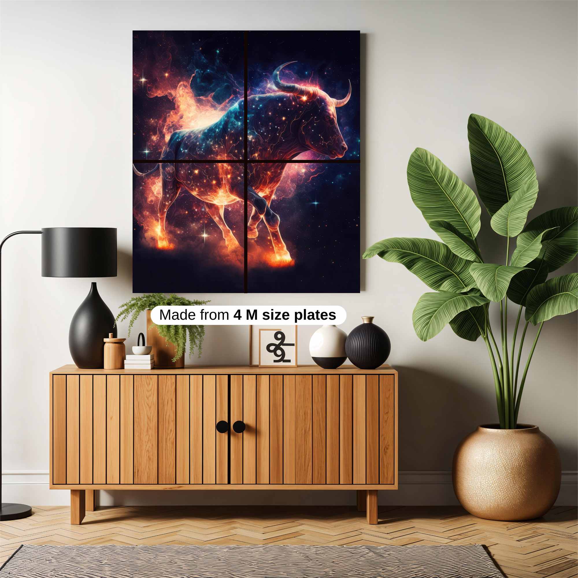 Cosmic Bull Safe Wall Magnetic / M