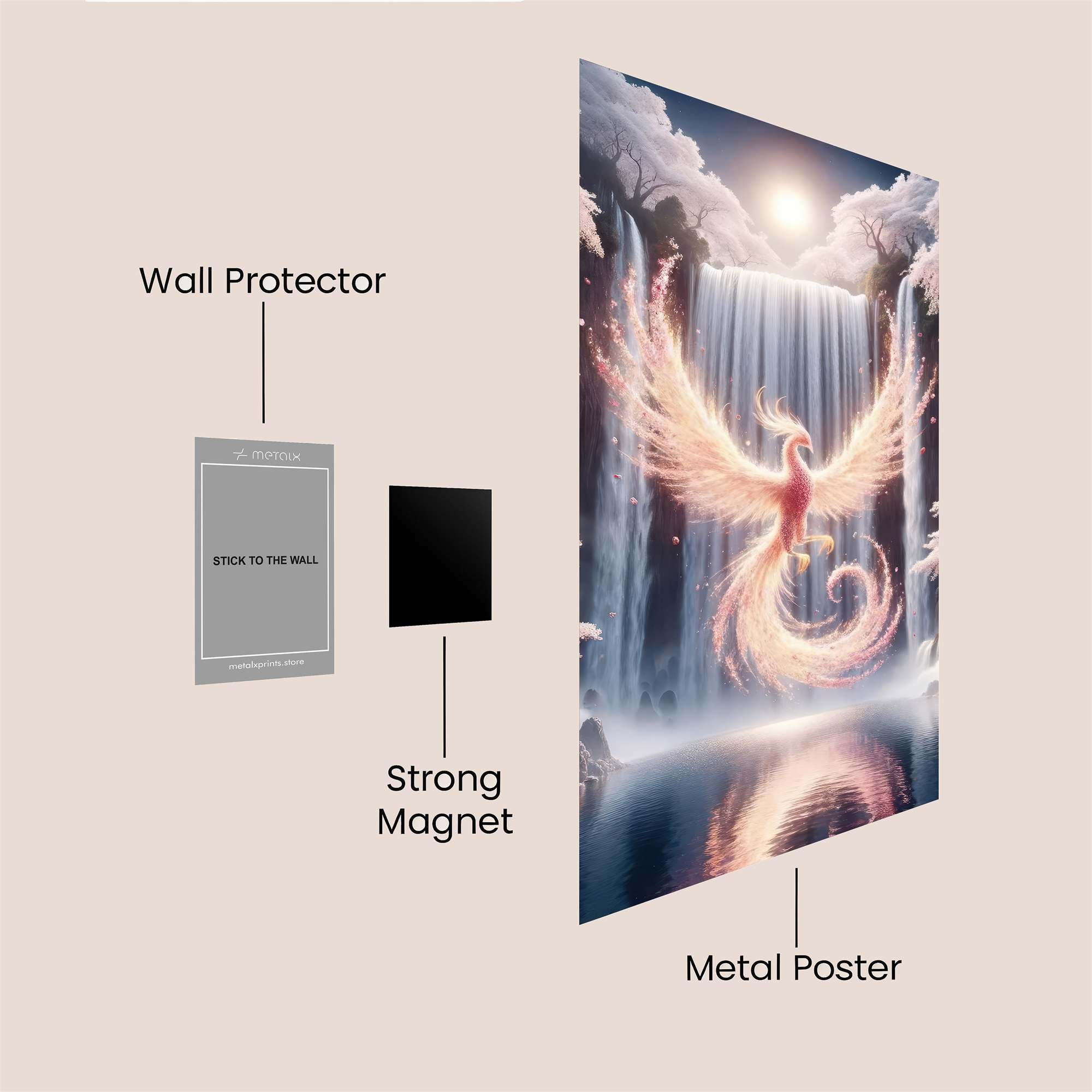 Phoenix Rebirth Safe Wall Magnetic / M