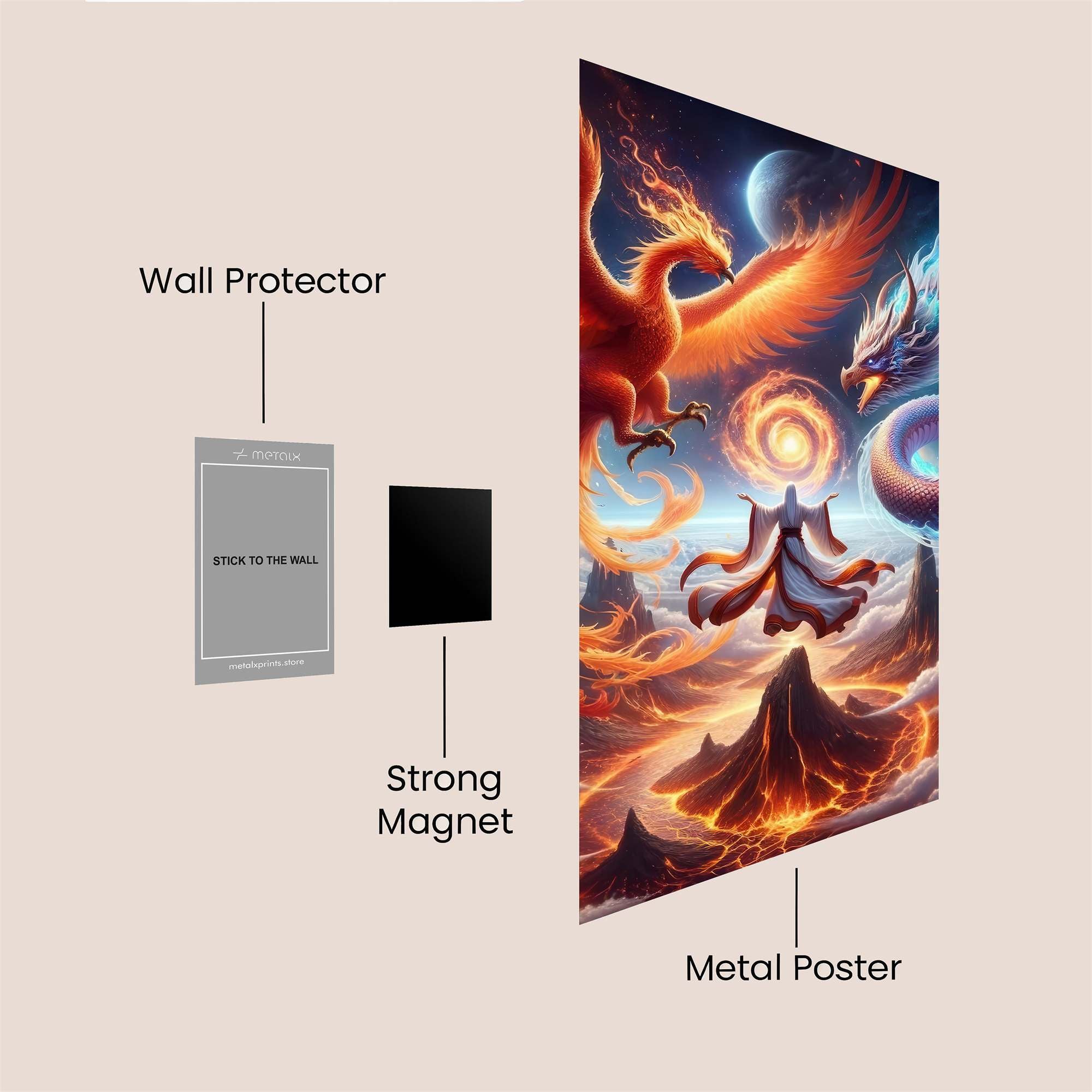 Phoenix Harmony Safe Wall Magnetic / M