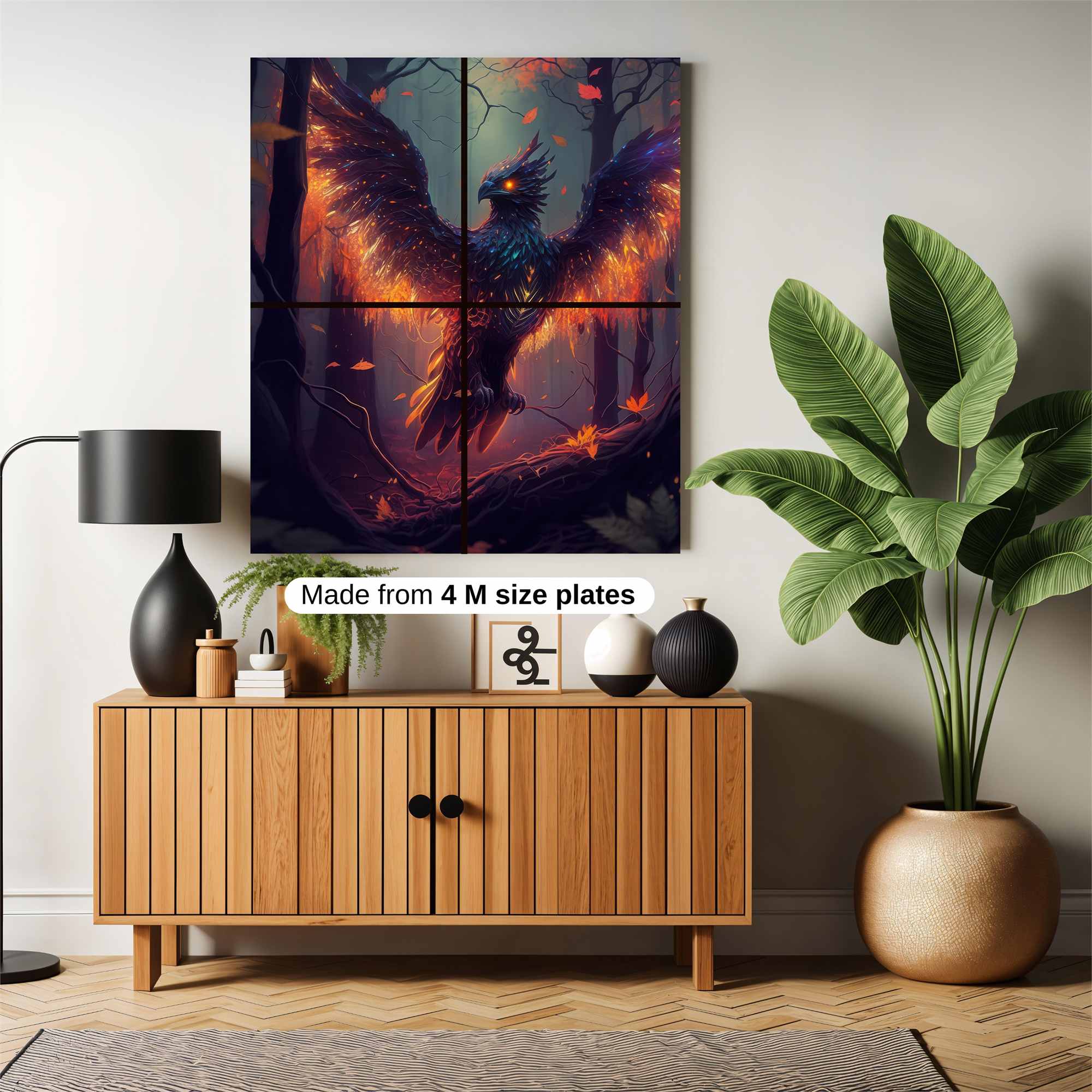 Phoenix Blaze Safe Wall Magnetic / M