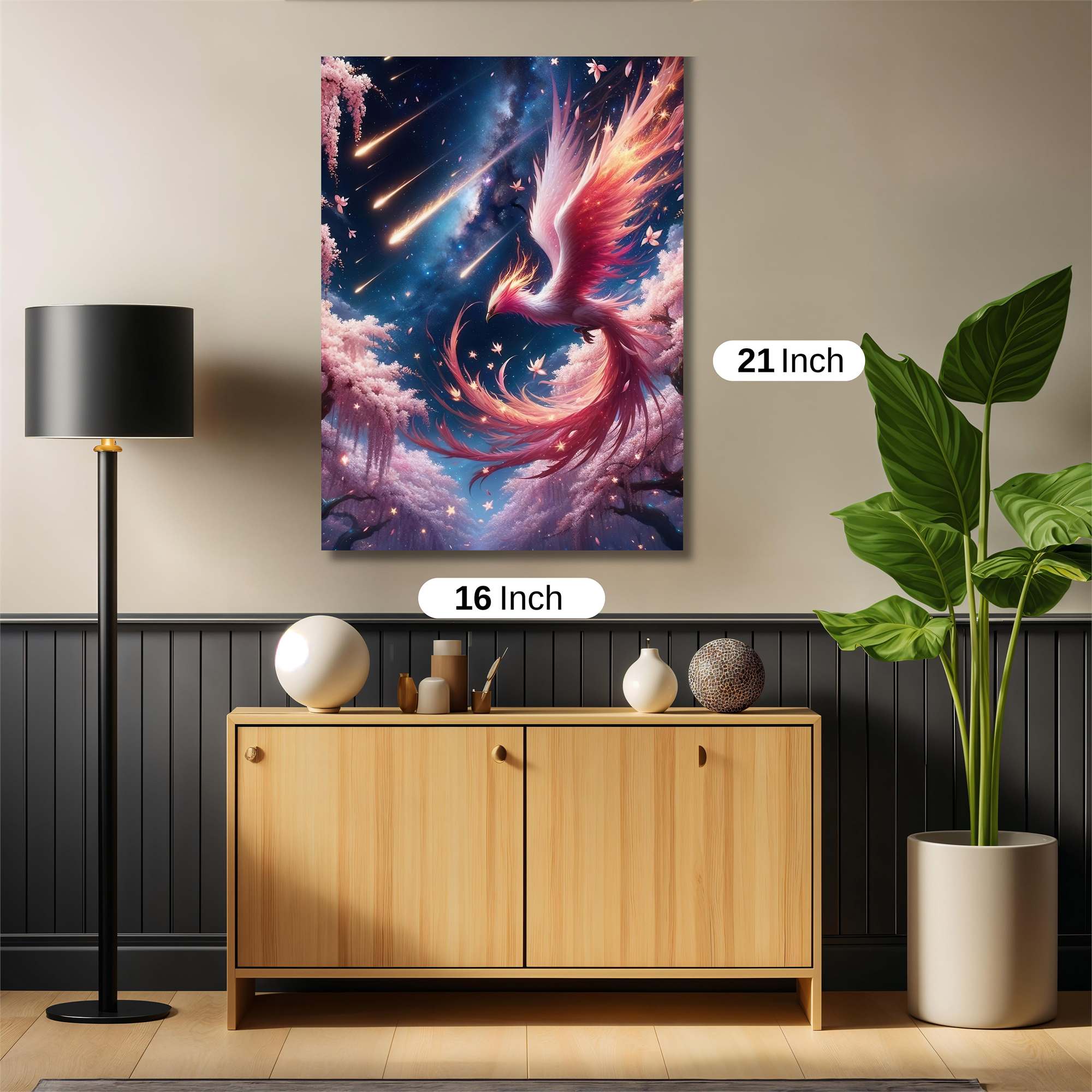 Phoenix Rebirth Safe Wall Magnetic / M