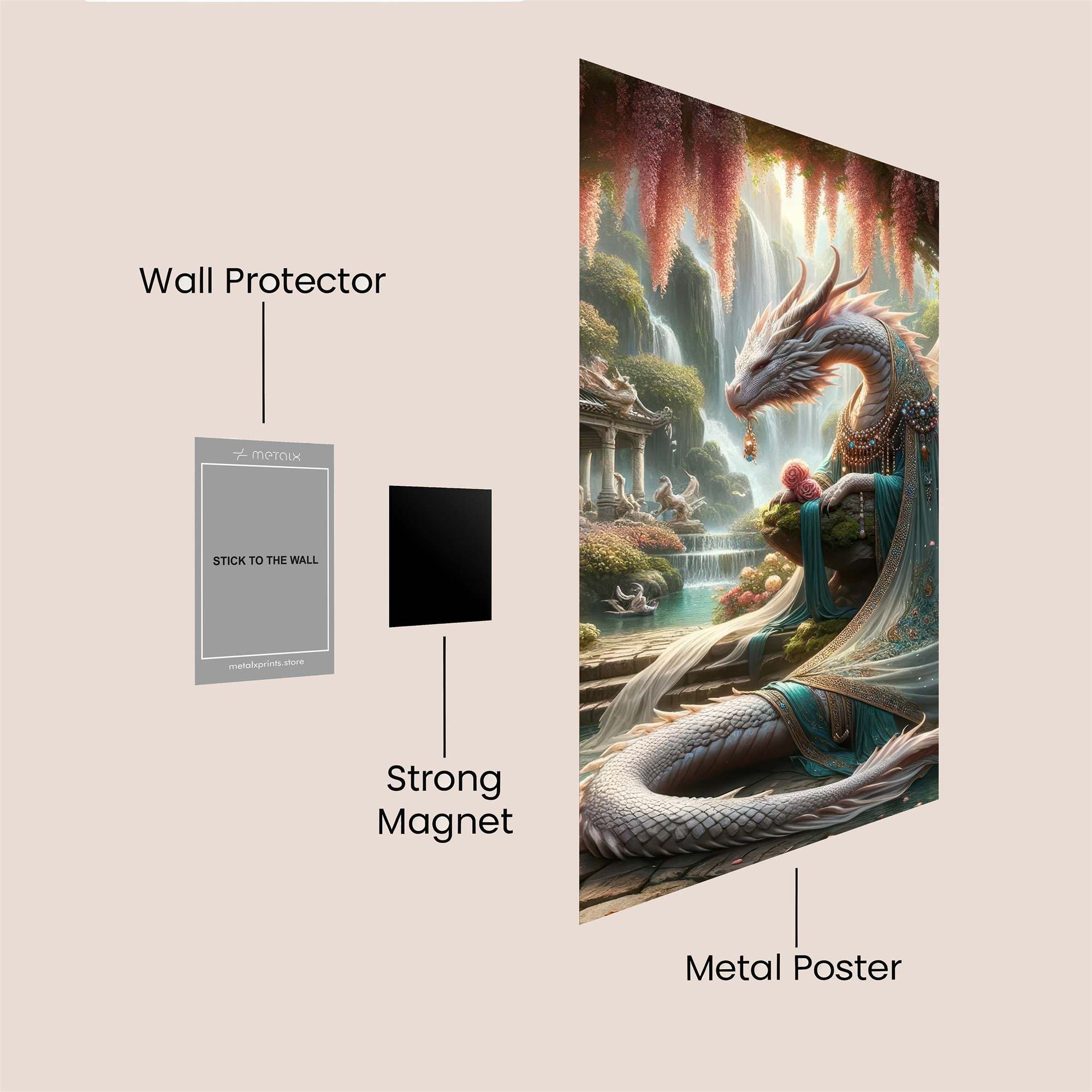 Dragon Serenity Safe Wall Magnetic / M