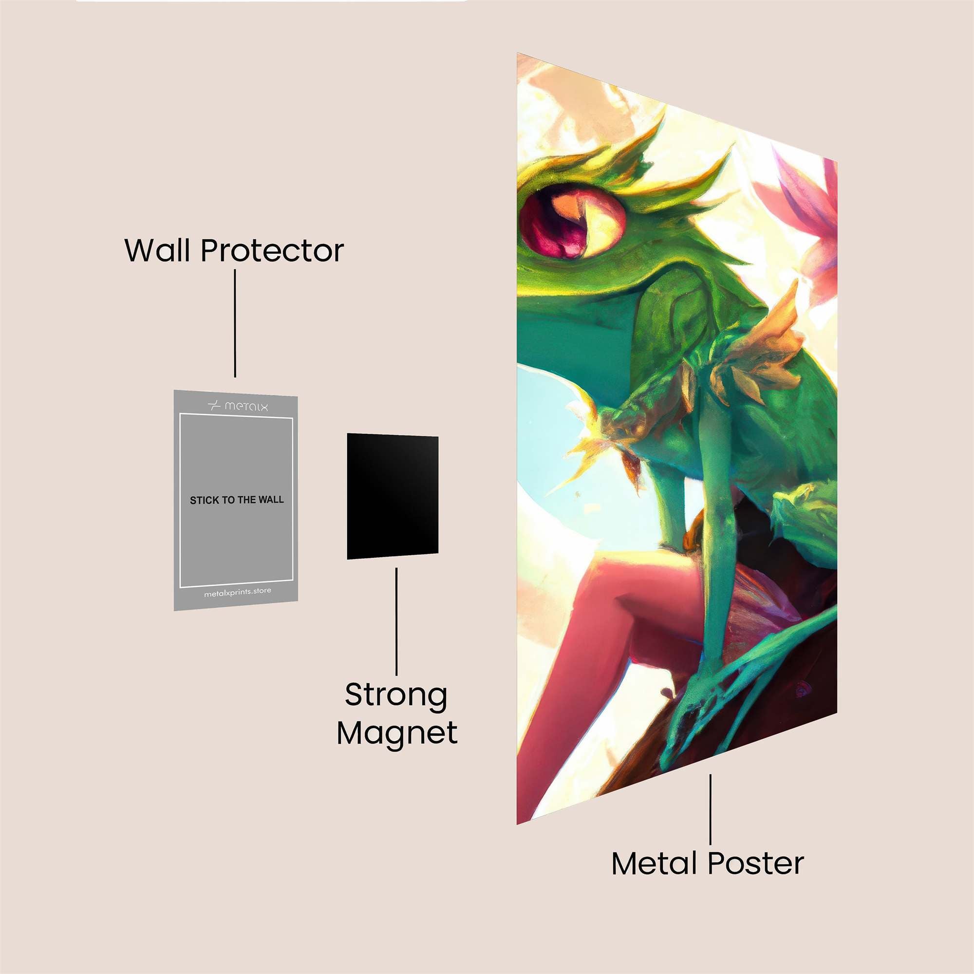 Chameleon Dreamer Safe Wall Magnetic / M