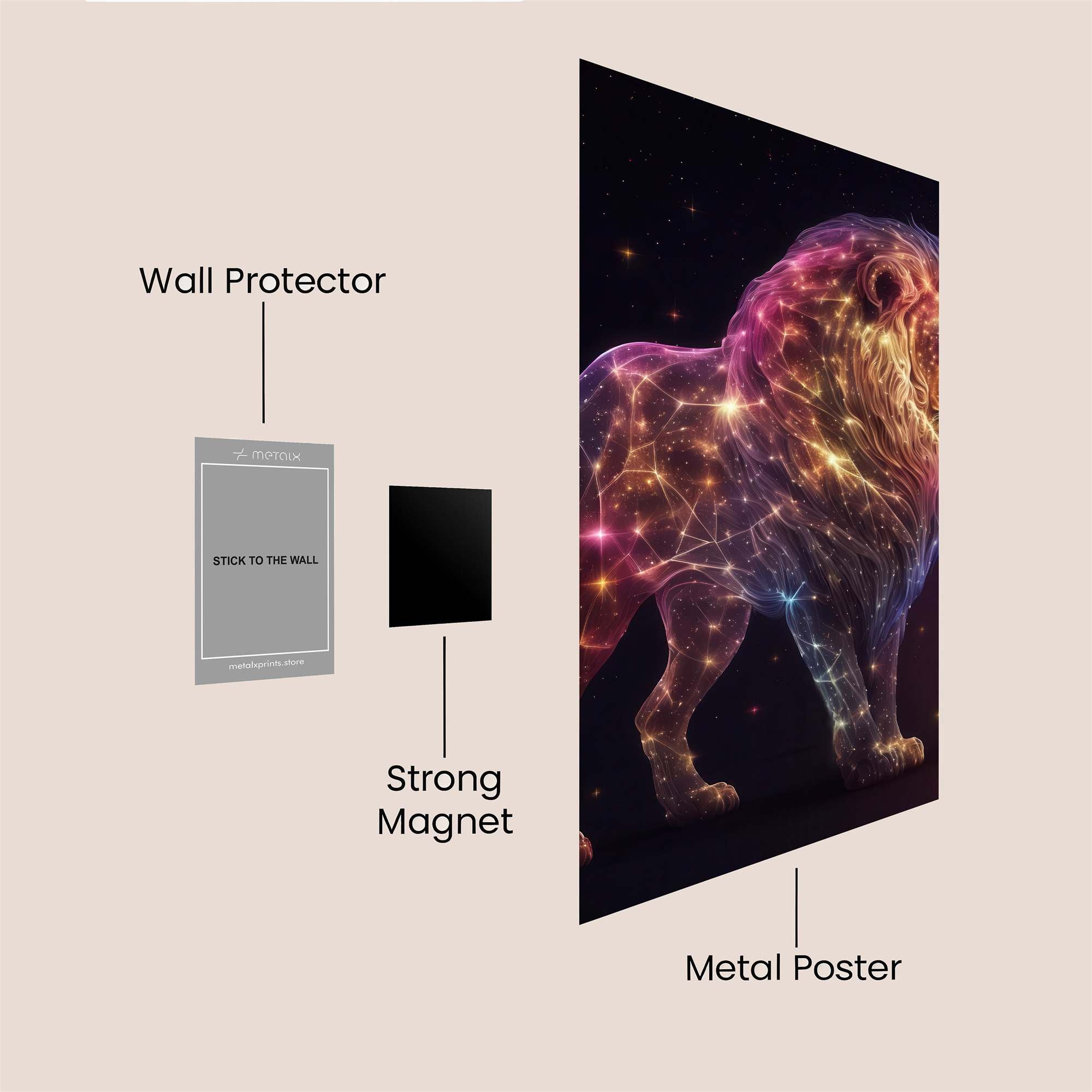 Cosmic Majesty Safe Wall Magnetic / M