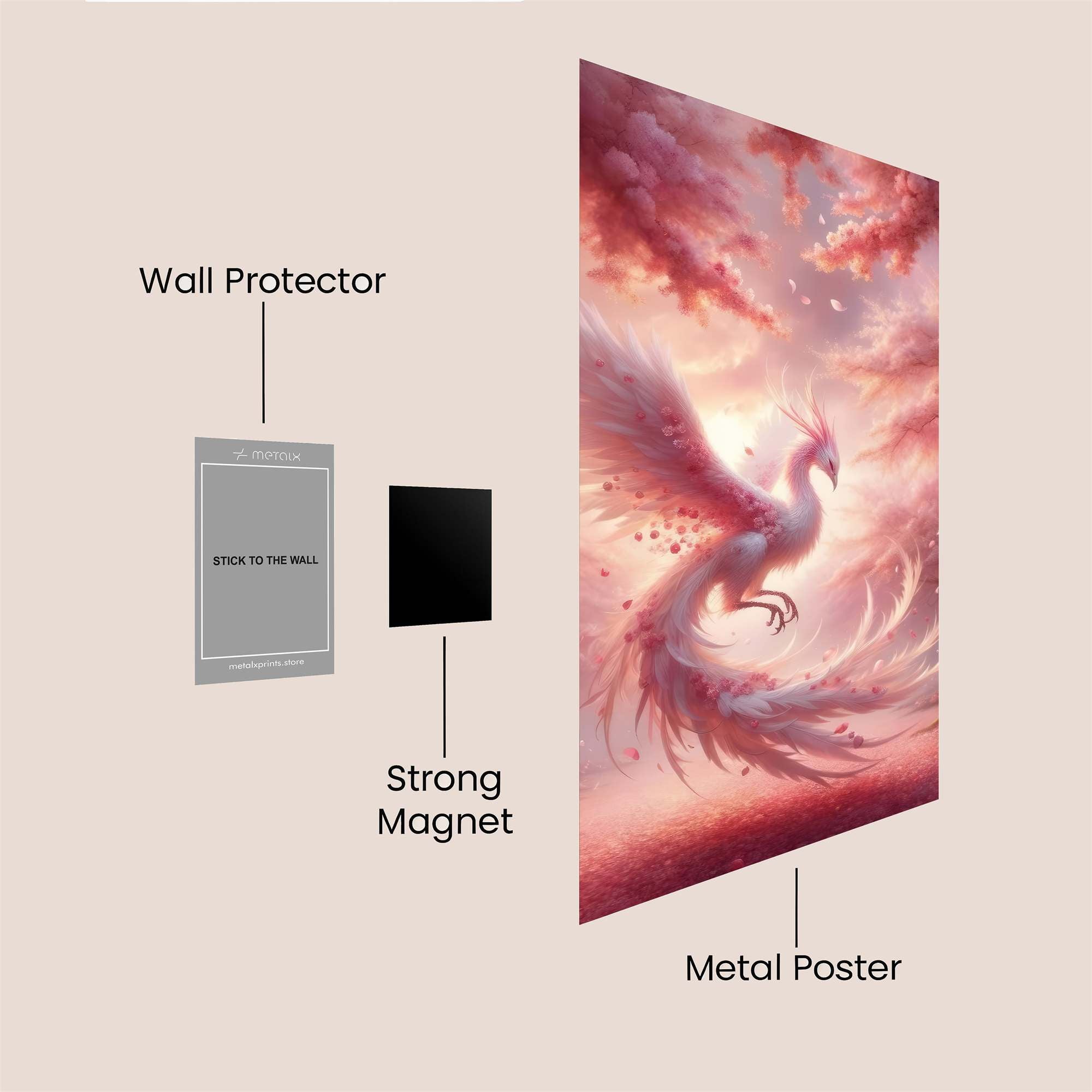 Phoenix Reverie Safe Wall Magnetic / M
