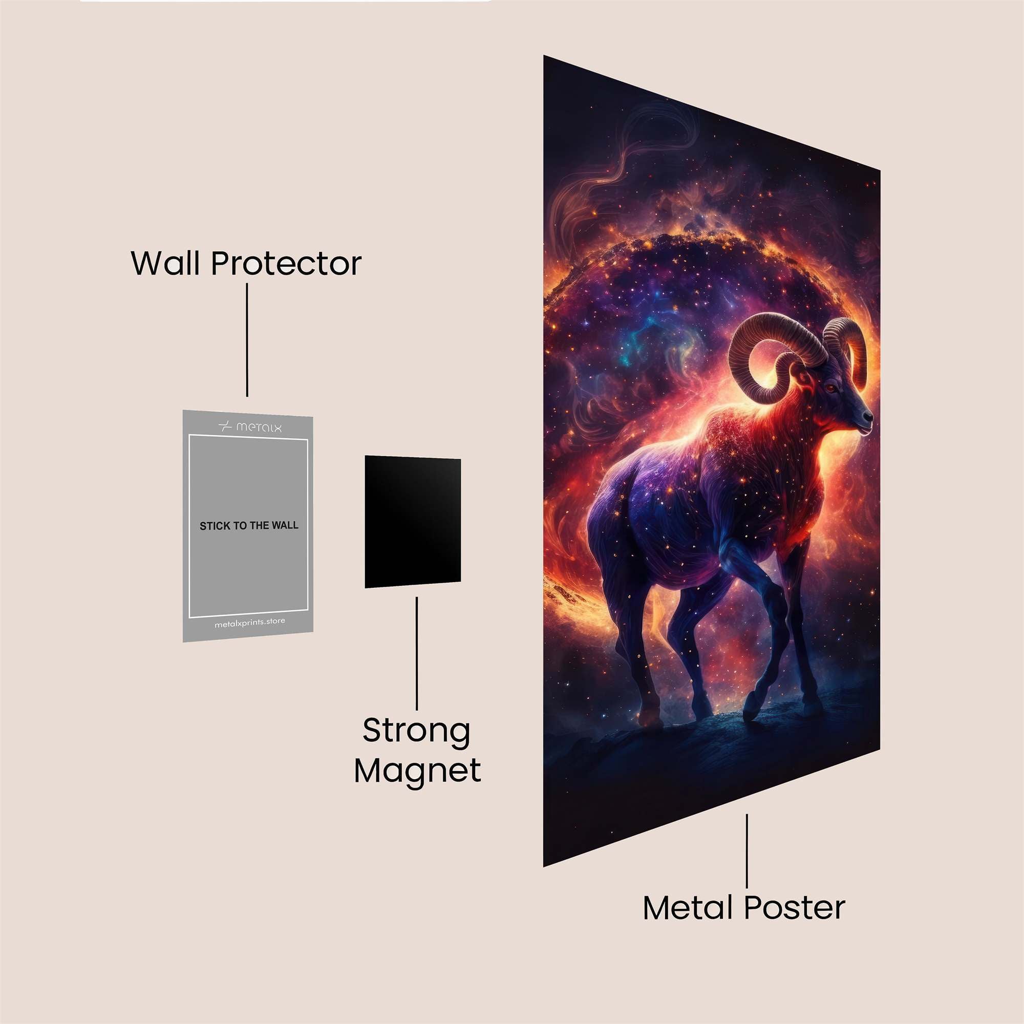 Aries Astral Safe Wall Magnetic / M