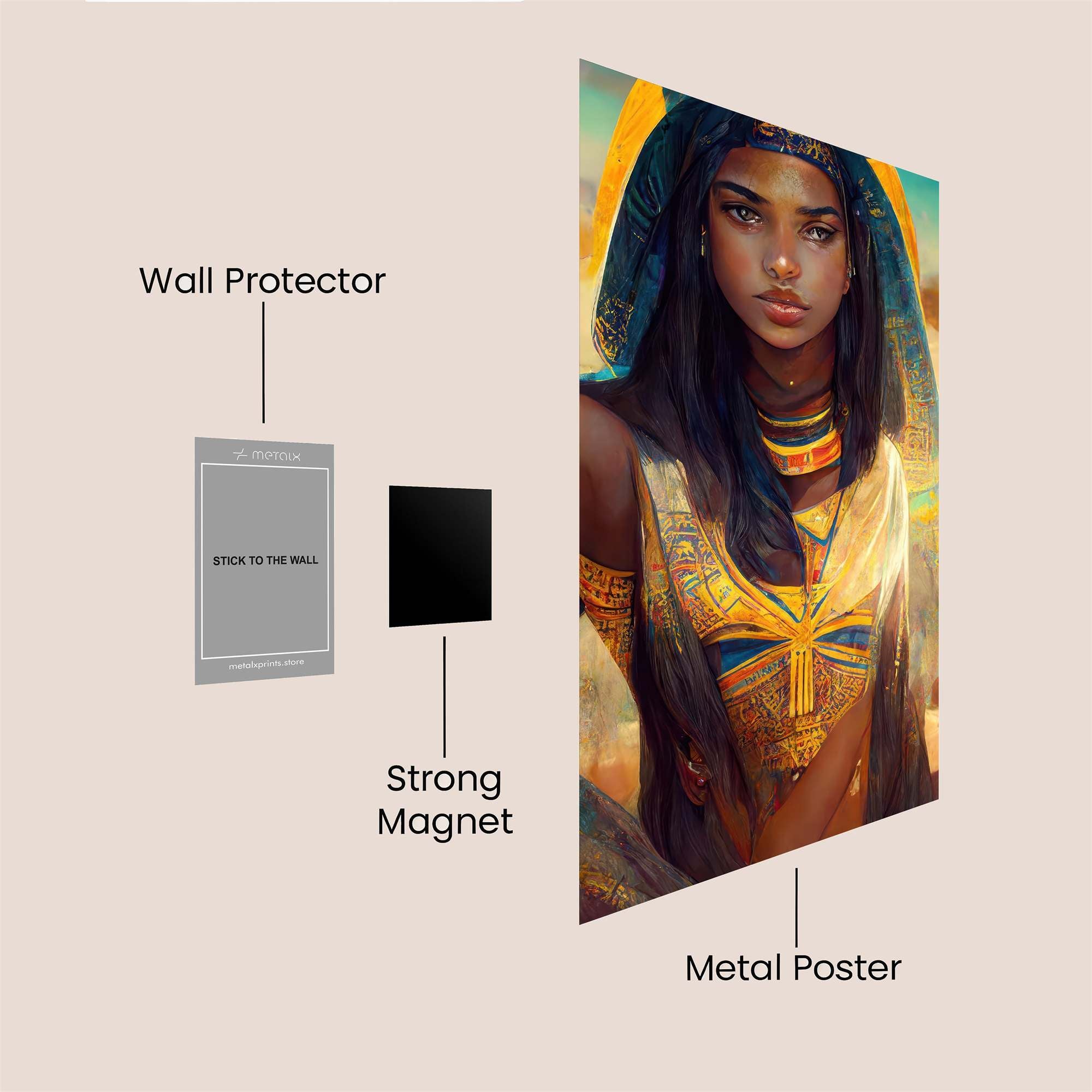 Cleopatra Radiant Safe Wall Magnetic / M