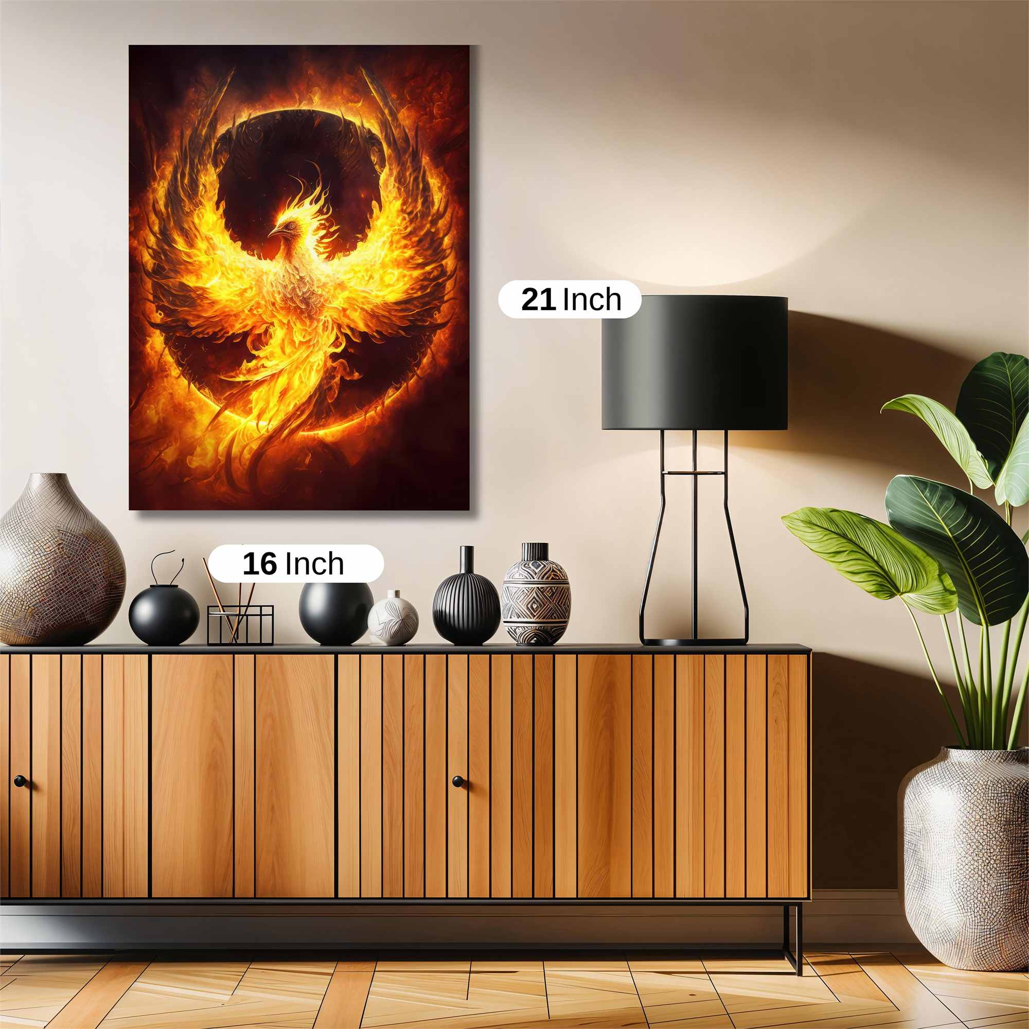 Phoenix Rebirth Safe Wall Magnetic / M