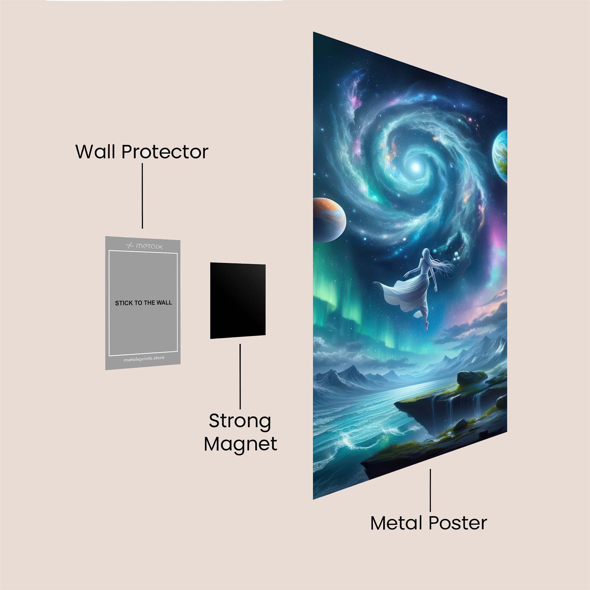 Cosmic Serenity Safe Wall Magnetic / M