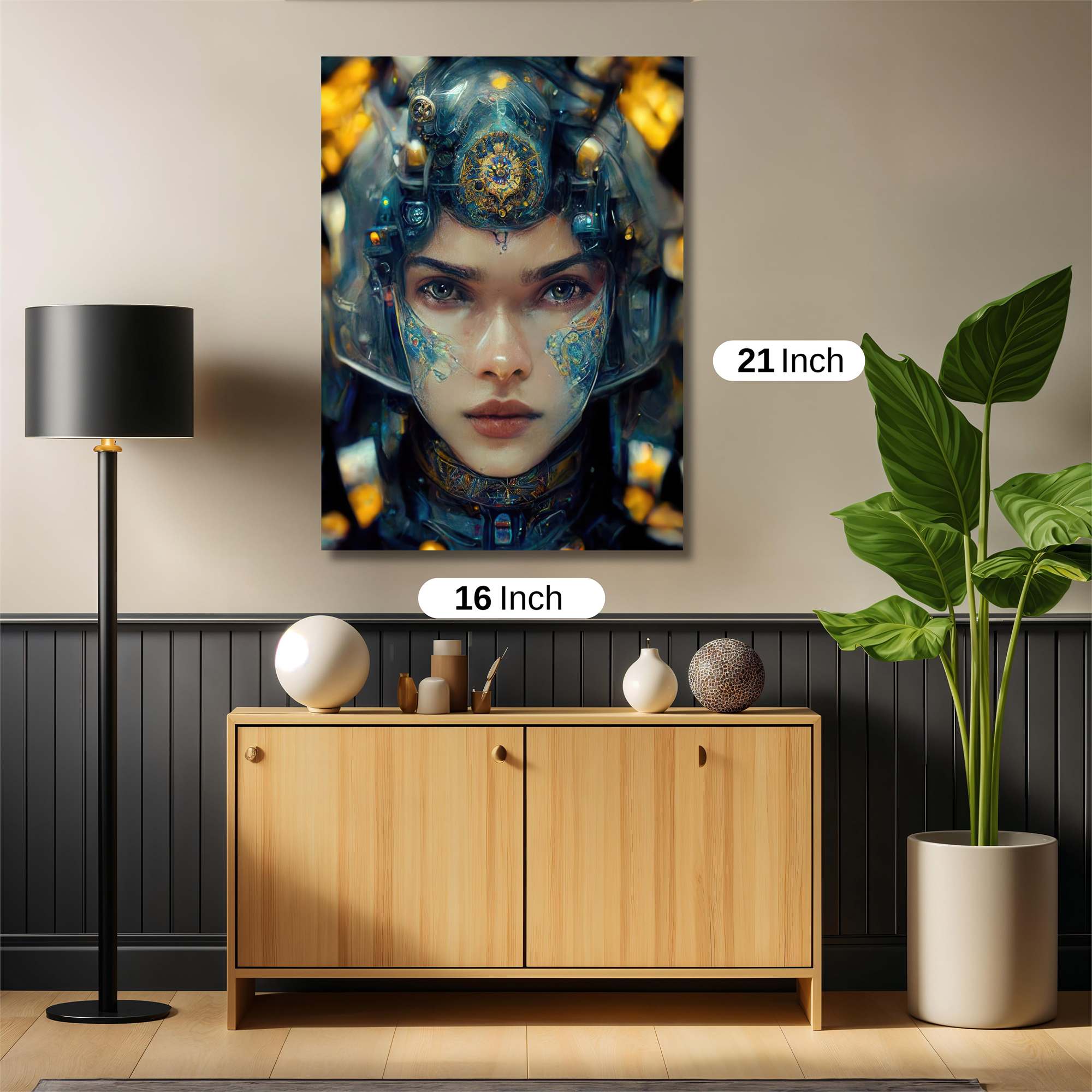 Cyber Queen Safe Wall Magnetic / M