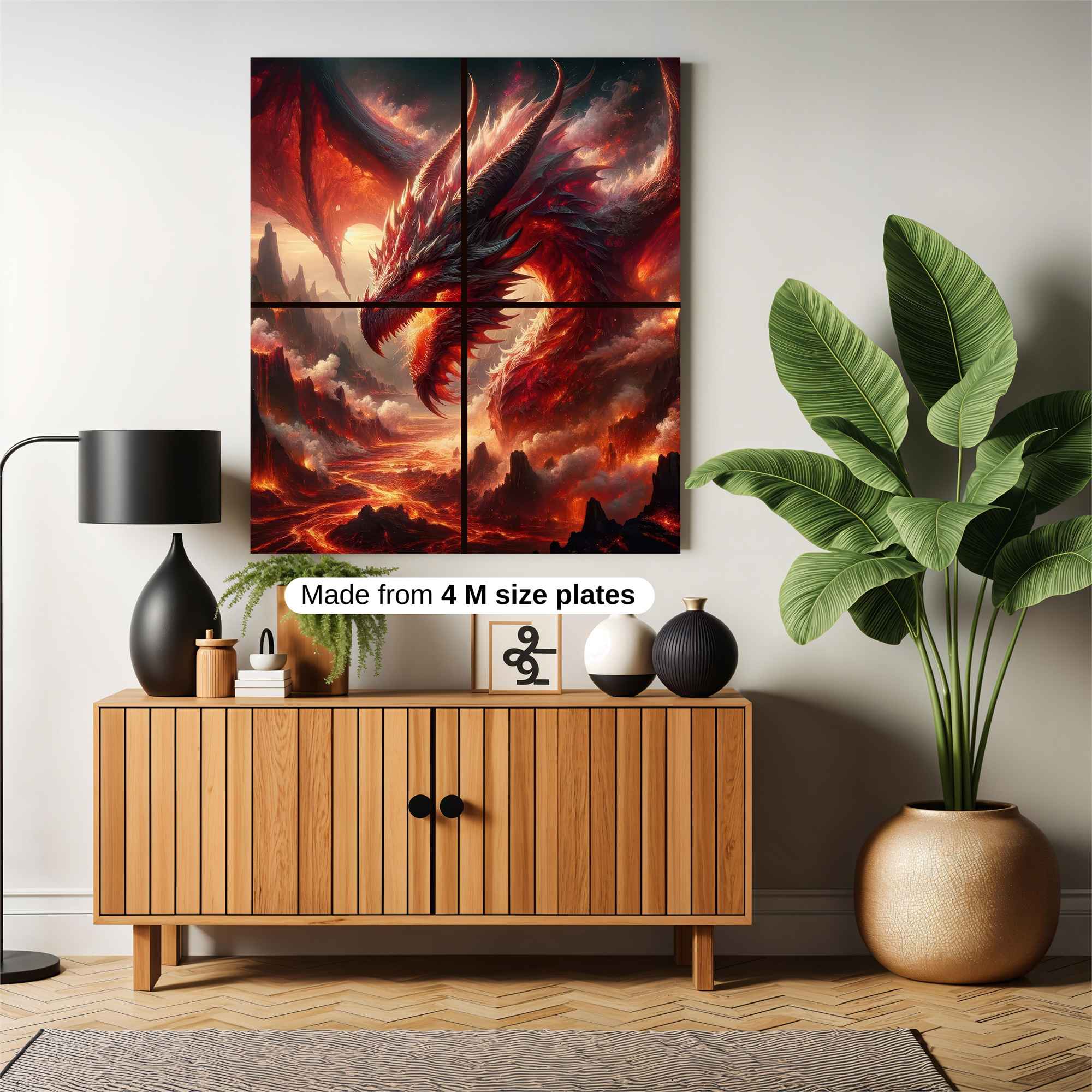 Dragon Inferno Safe Wall Magnetic / M