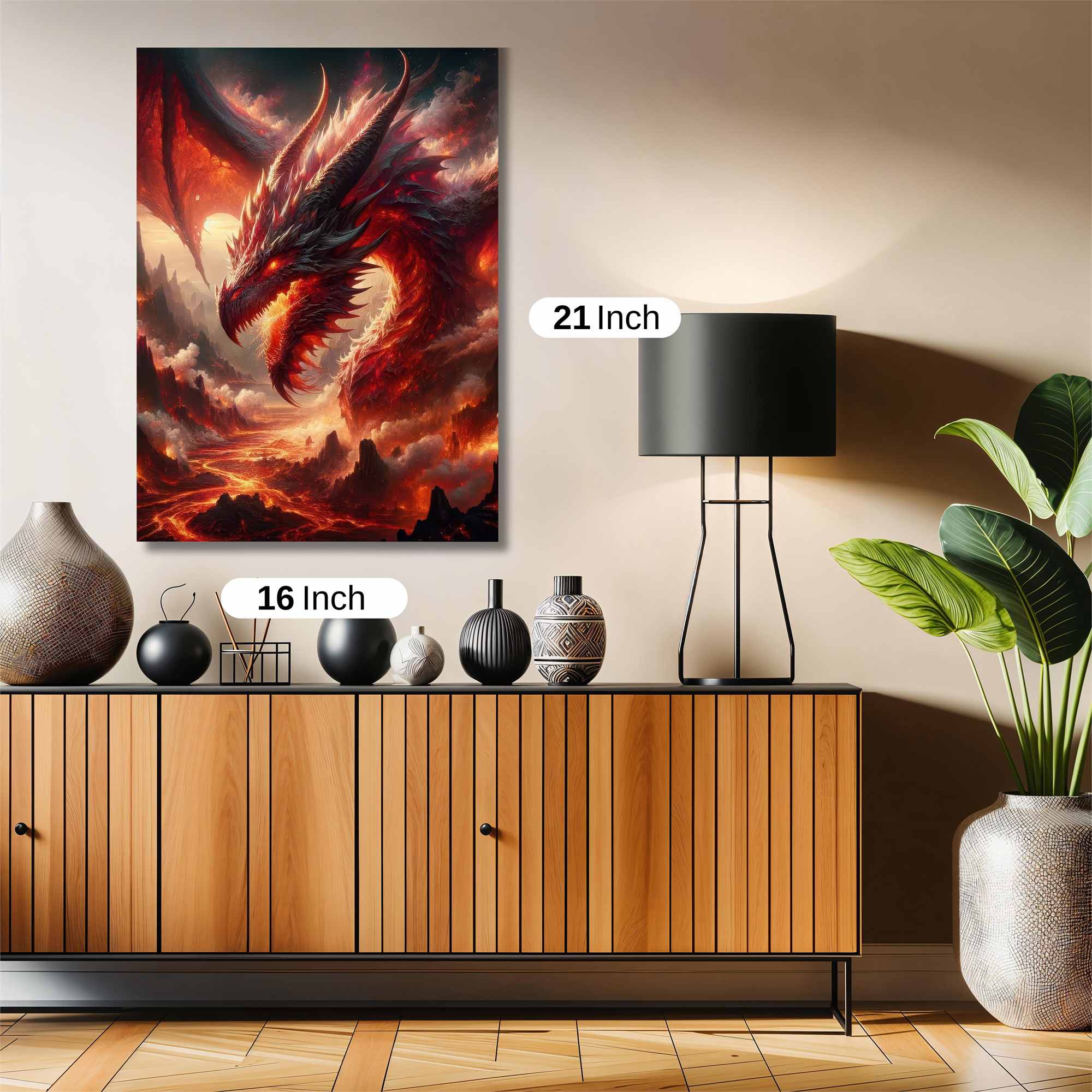 Dragon Inferno Safe Wall Magnetic / M