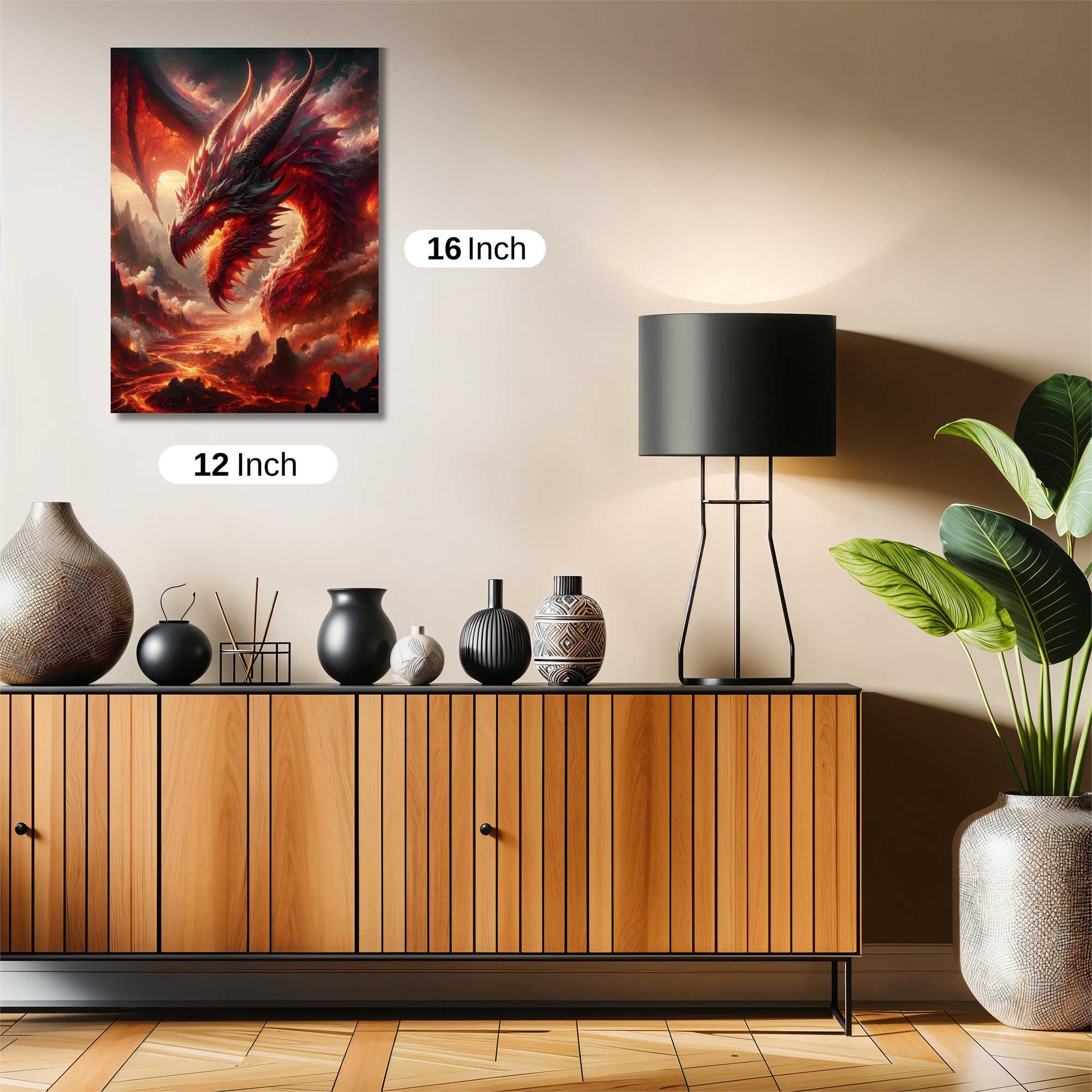 Dragon Inferno Safe Wall Magnetic / M