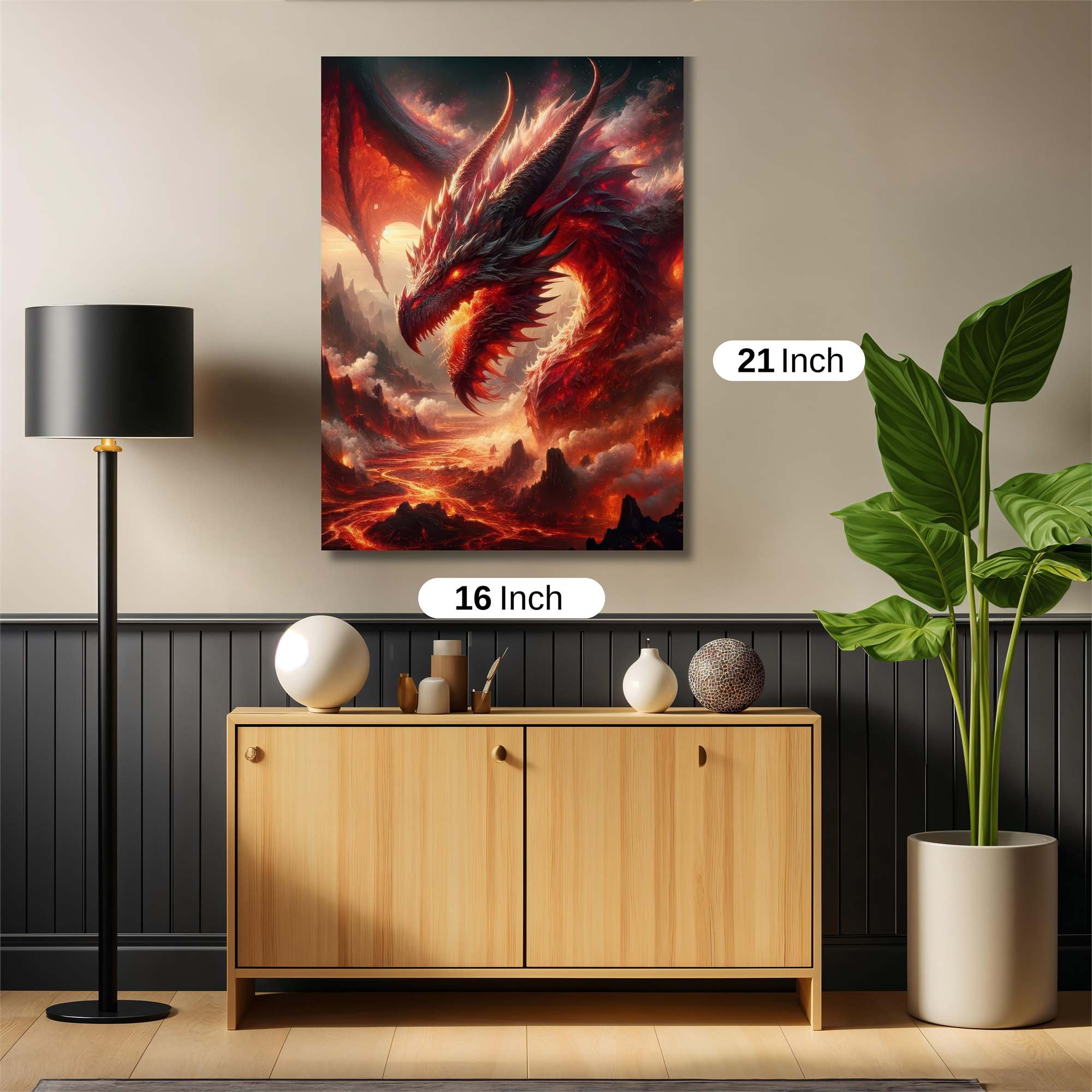 Dragon Inferno Safe Wall Magnetic / M