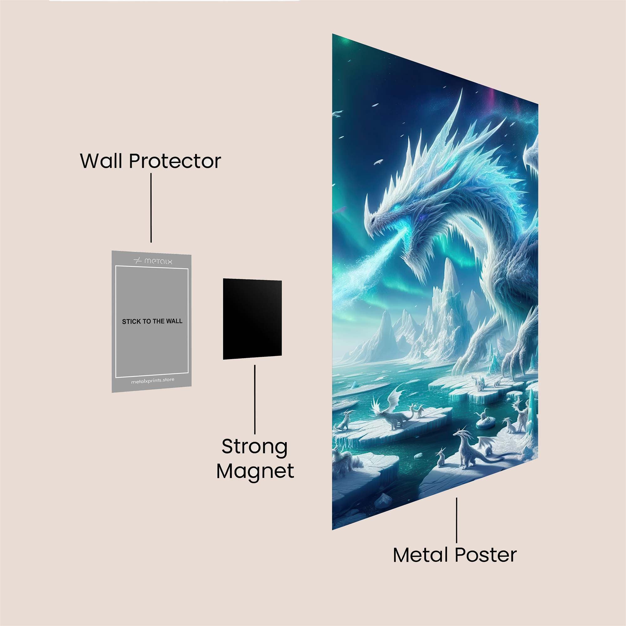 Ice Majesty Safe Wall Magnetic / M