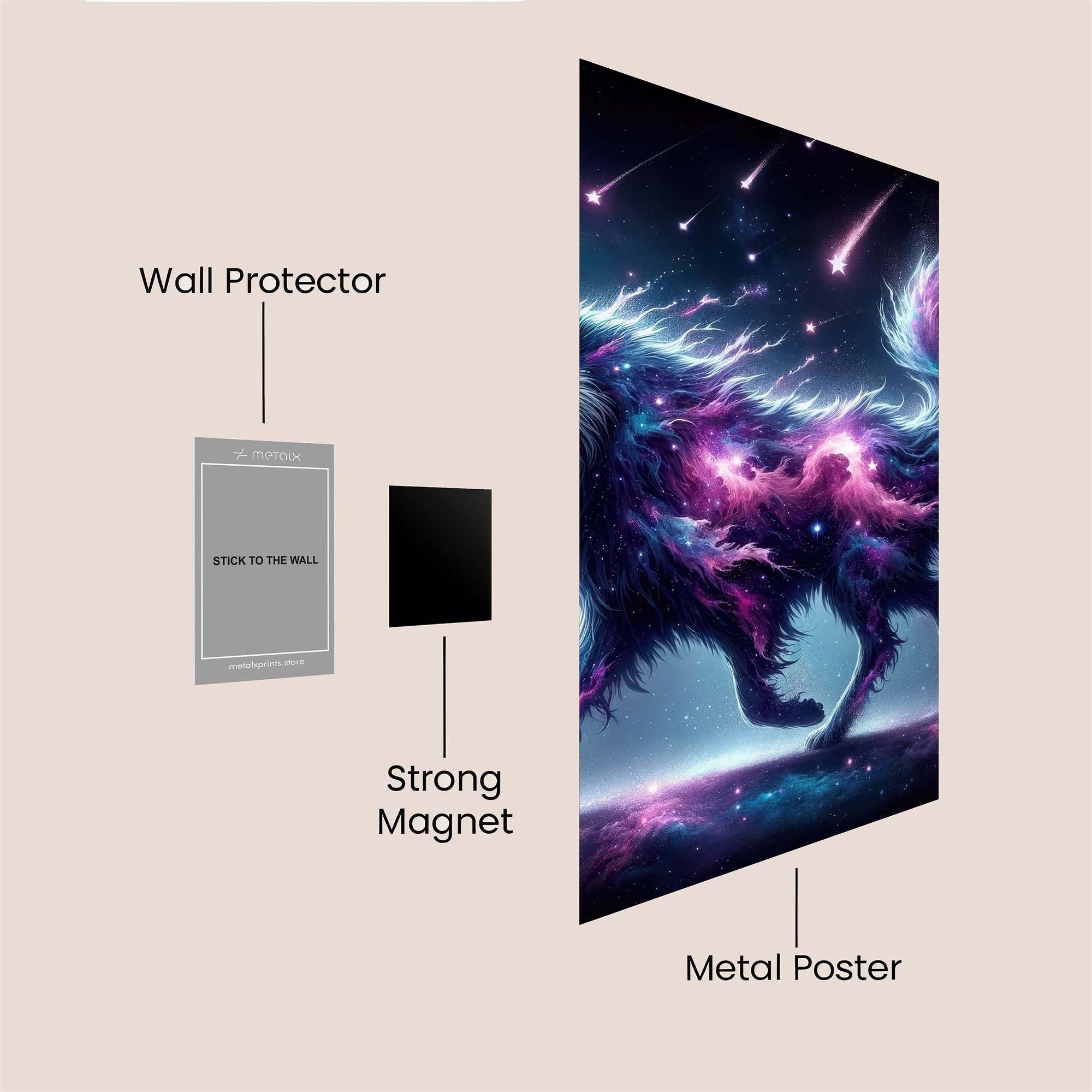 Cosmic Serenity Safe Wall Magnetic / M